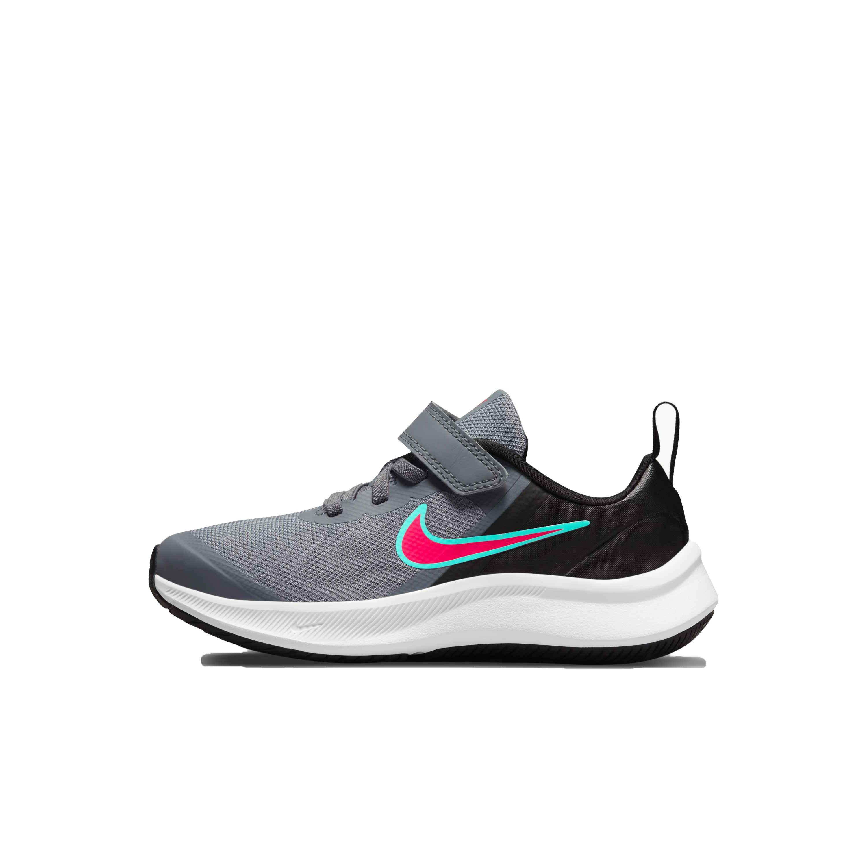 Nike Star Runner Running Gear Grey/Siren Shoe | Preschool Red/Black\