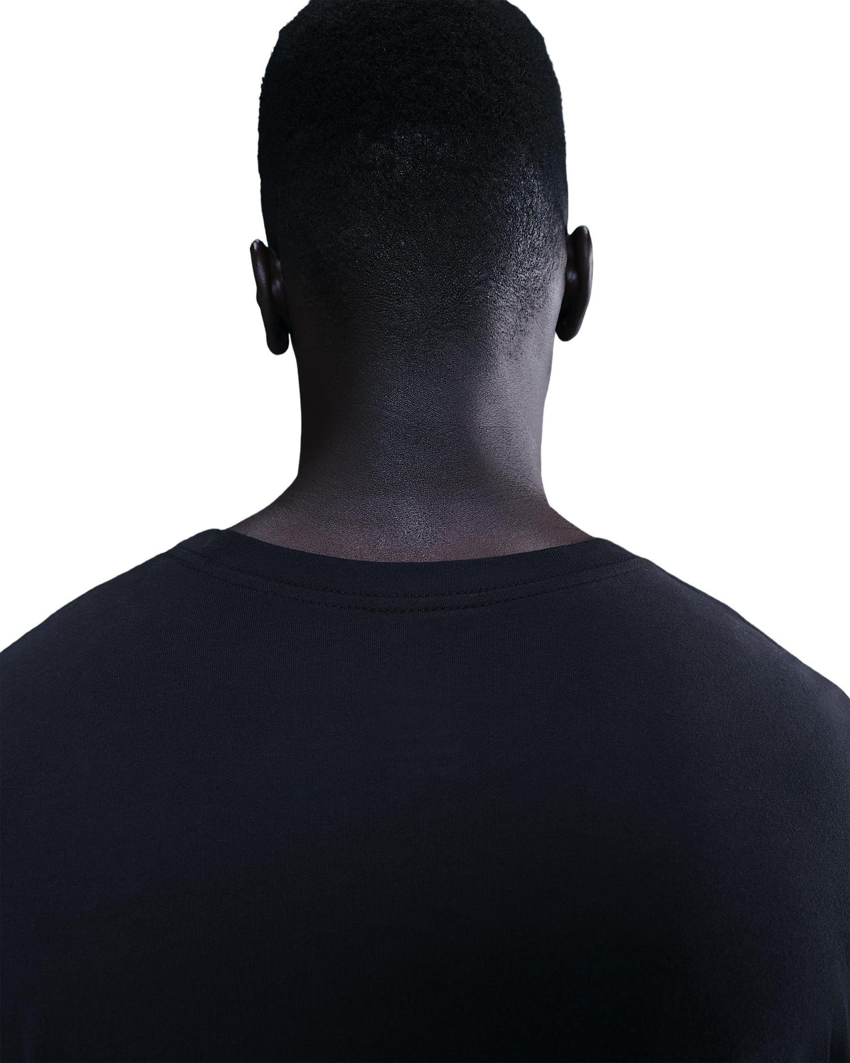 Nike Men's Dri-FIT Long-Sleeve Print Pack T-Shirt - BLACK Thumbnail View 2