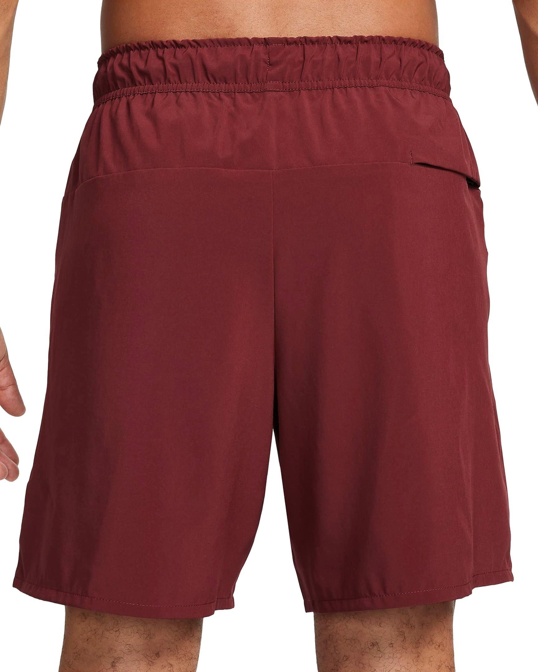 Nike Men's Unlimited Dri-FIT 7" Unlined Versatile Shorts - DK RED Thumbnail View 2