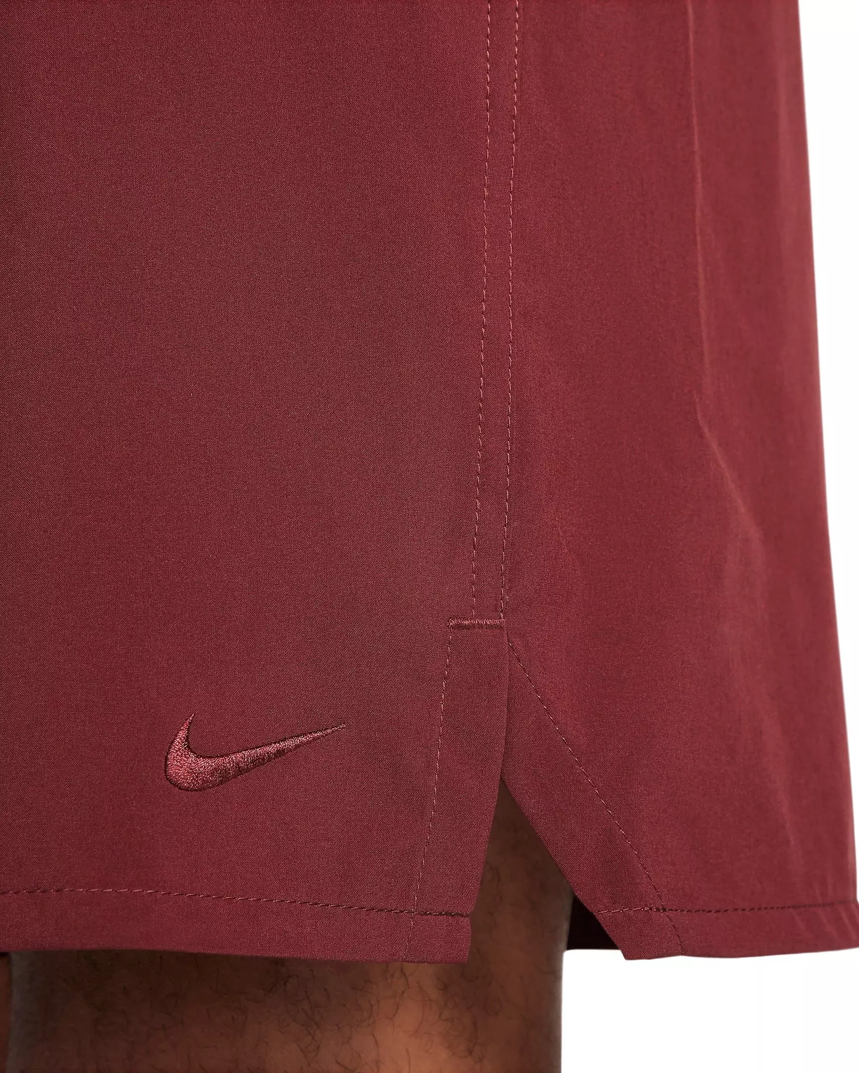 Nike Men's Unlimited Dri-FIT 7" Unlined Versatile Shorts - Matte Brown - DK RED