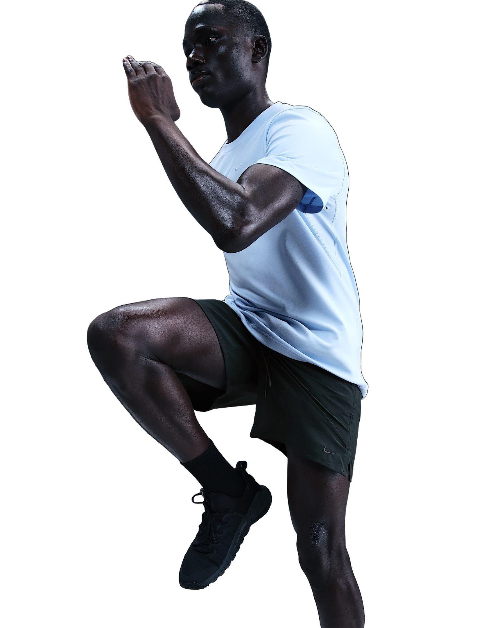 Nike Men's Unlimited Dri-FIT 7" Unlined Versatile Shorts - SEAWEED GREEN Thumbnail View 3