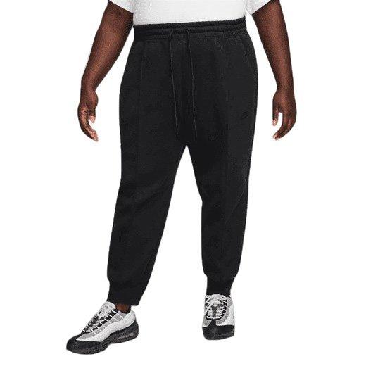 Nike Women's Sportswear Tech Fleece Mid-Rise Joggers - BLACK Thumbnail View 1