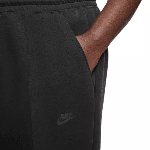 Nike Women's Sportswear Tech Fleece Mid-Rise Joggers - BLACK