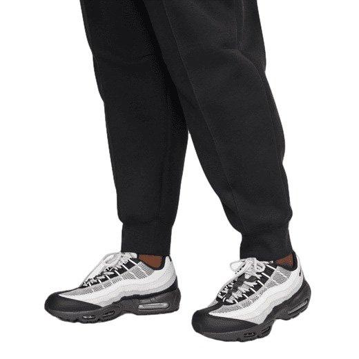 Nike Women's Sportswear Tech Fleece Mid-Rise Joggers - BLACK Thumbnail View 5