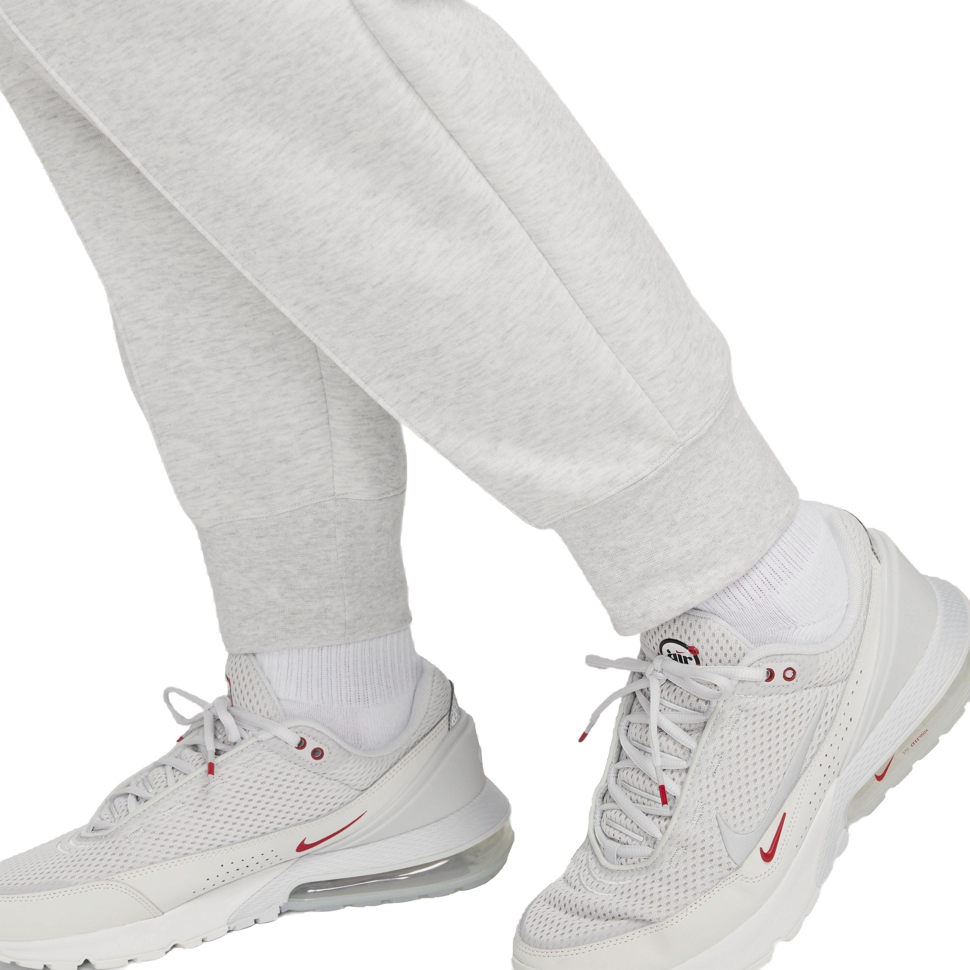 Nike Women's Sportswear Tech Fleece Mid-Rise Joggers - GREY Thumbnail View 6