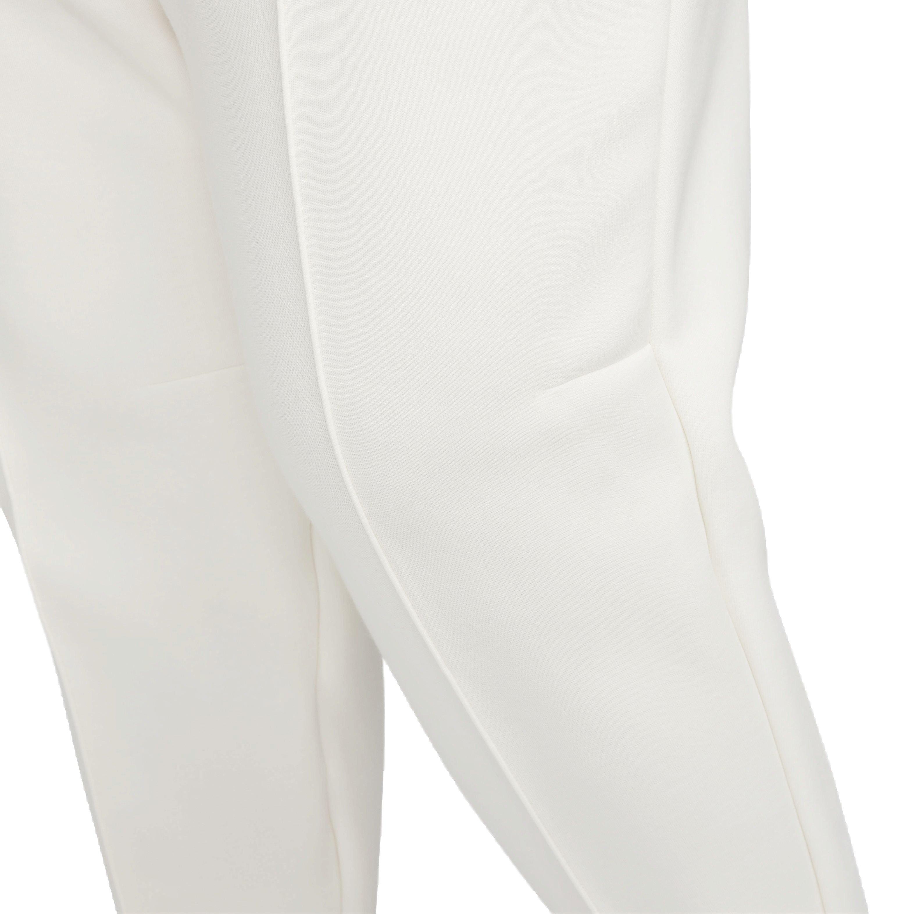 Nike Women's Sportswear Tech Fleece Mid-Rise Joggers - WHITE Thumbnail View 7