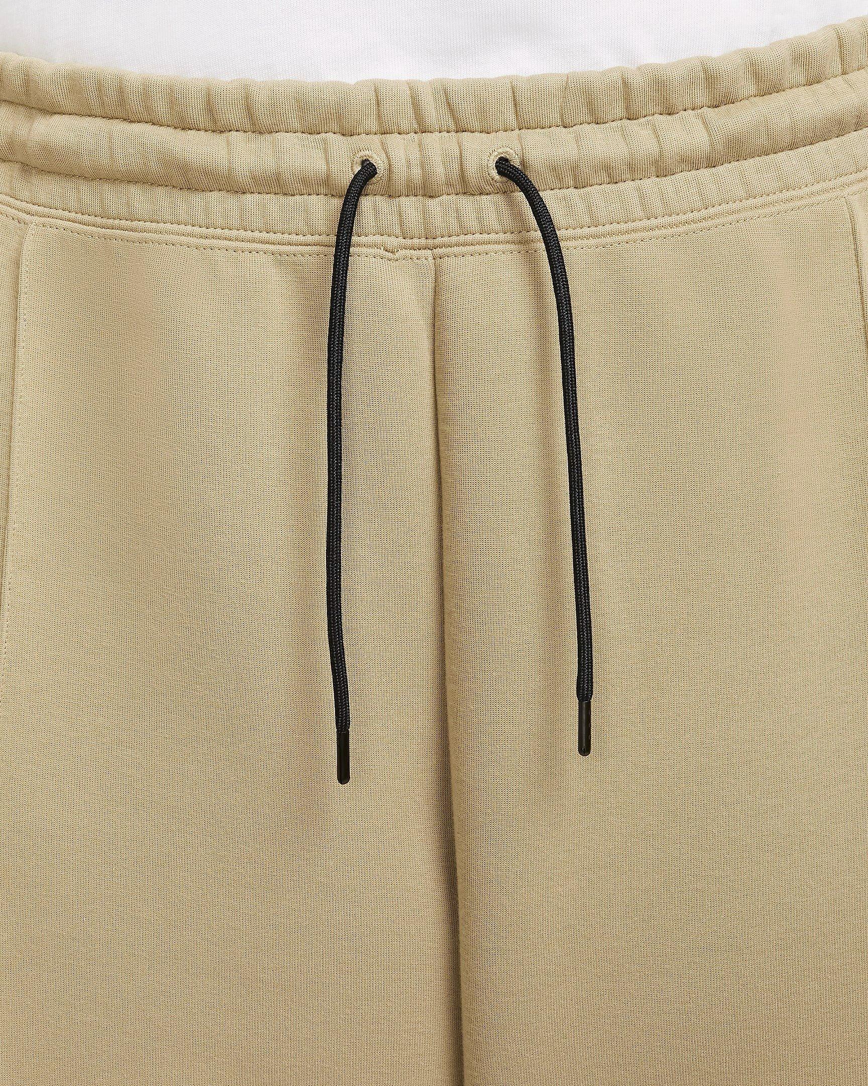 Nike Women's Sportswear Tech Fleece Mid-Rise Joggers - BROWN Thumbnail View 3