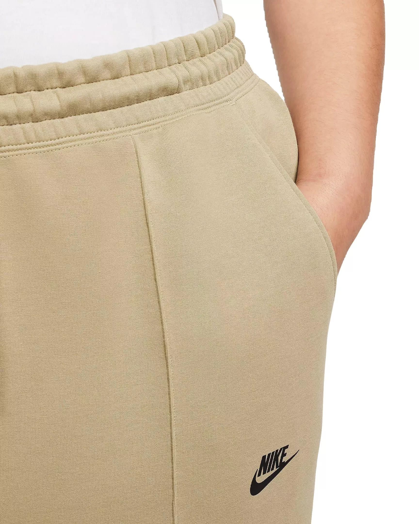 Nike Women's Sportswear Tech Fleece Mid-Rise Joggers - BROWN