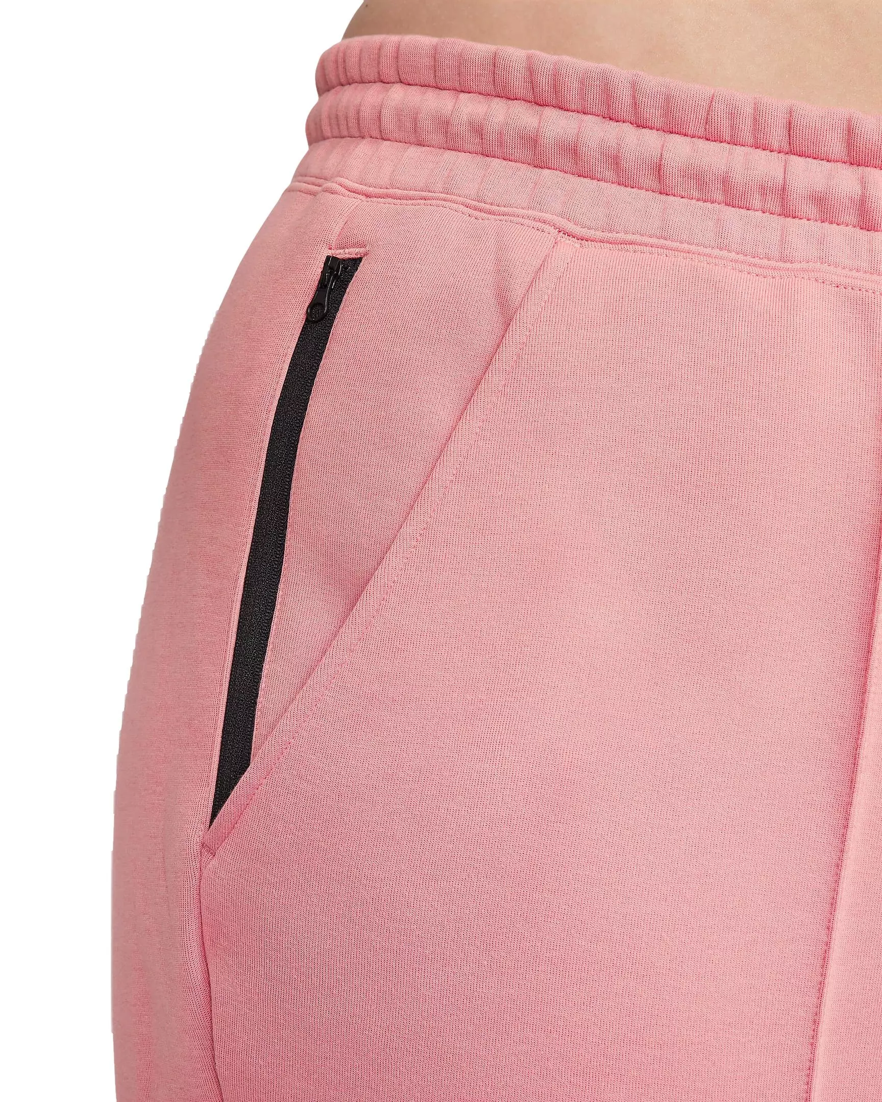 Nike Women's Sportswear Tech Fleece Mid-Rise Joggers - PINK