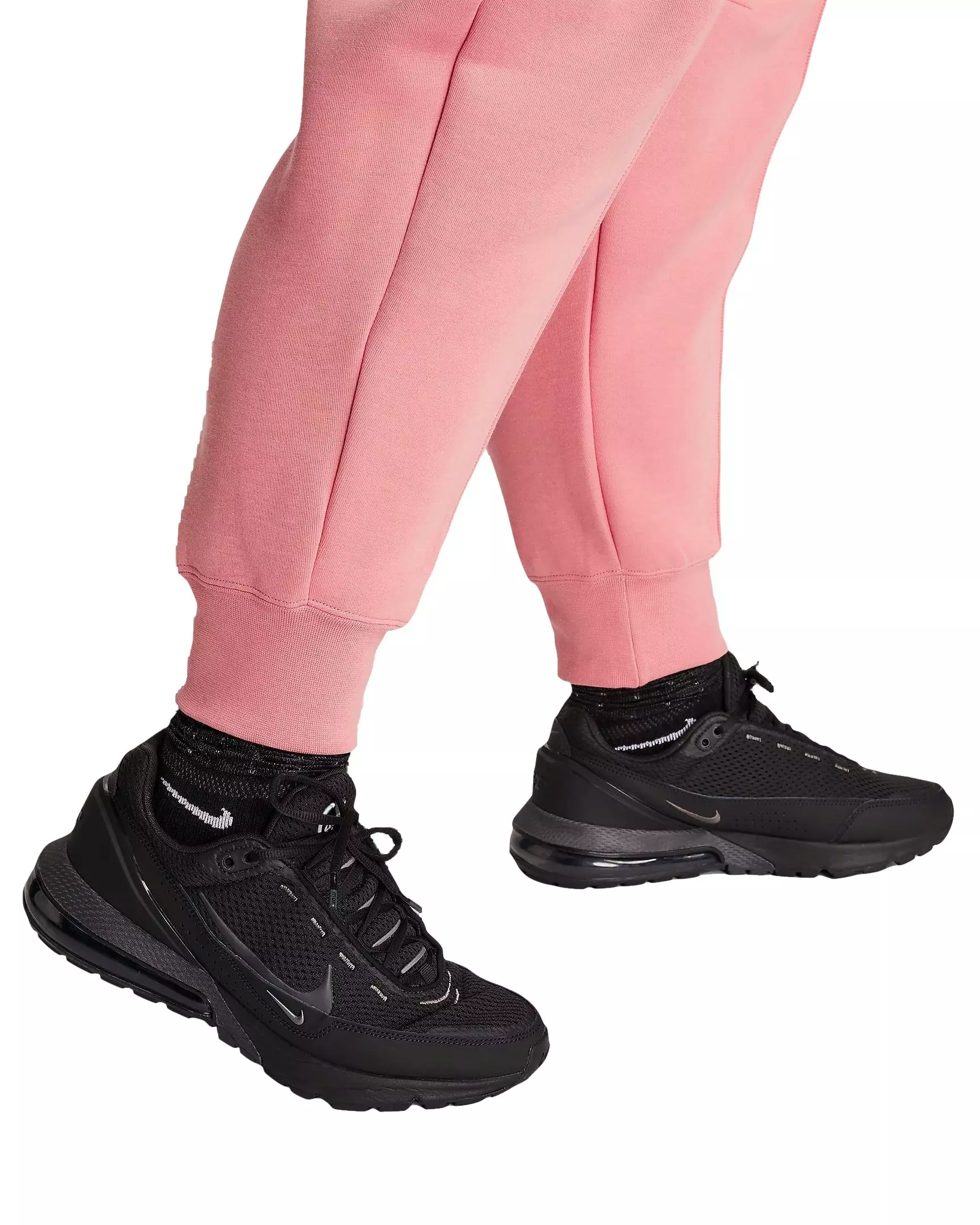 Nike Women's Sportswear Tech Fleece Mid-Rise Joggers - PINK
