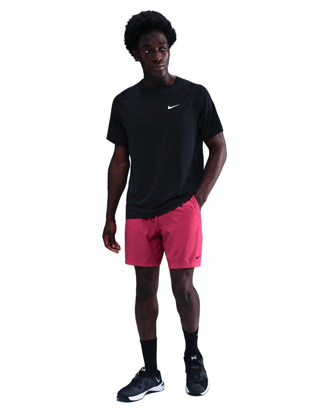 Nike Men's Form Dri-FIT 7" Unlined Versatile Shorts - Pink - PINK Thumbnail View 4