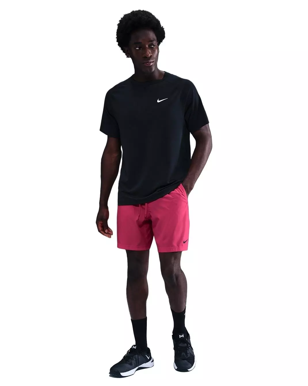 Nike Men's Form Dri-FIT 7" Unlined Versatile Shorts - Pink - PINK
