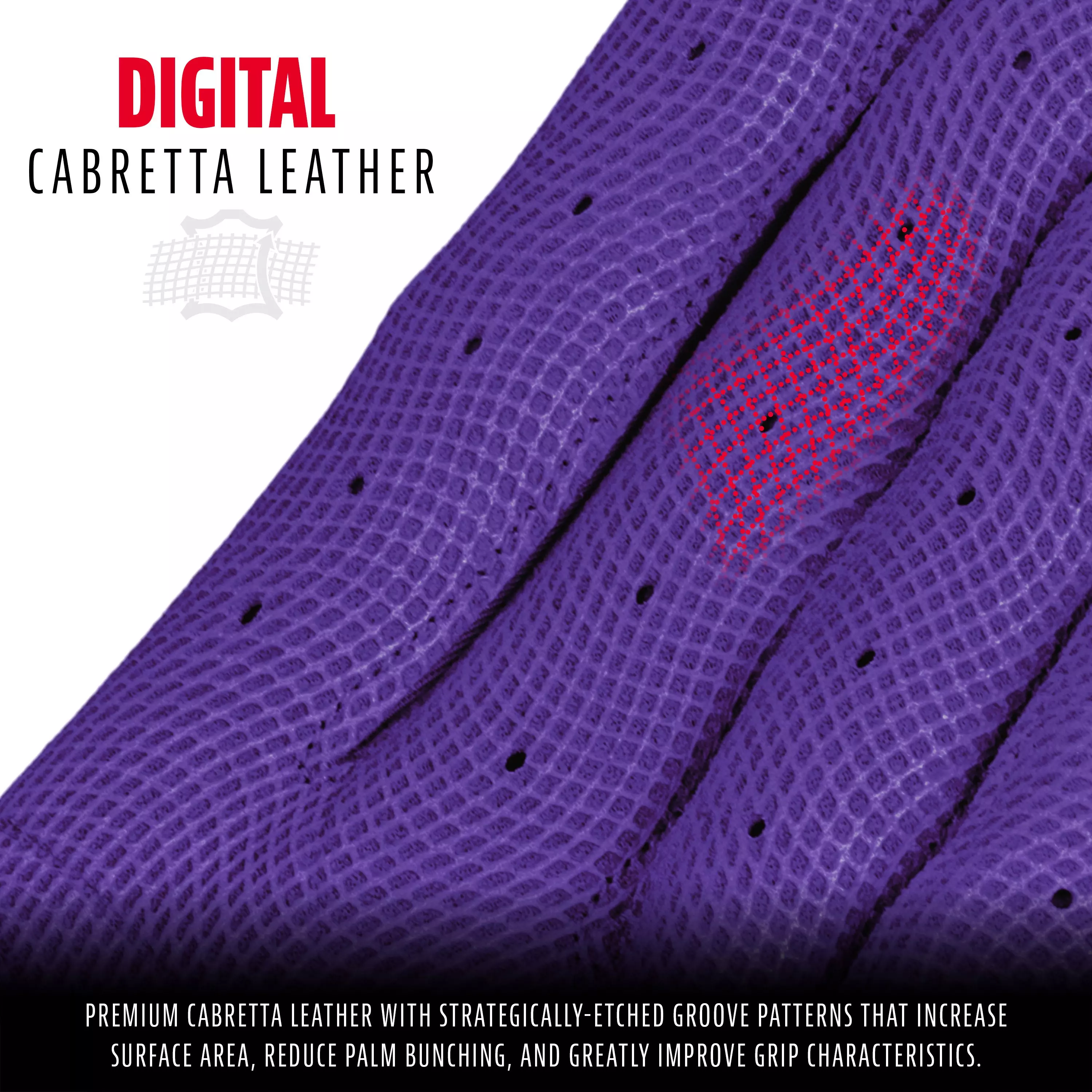 Franklin Sports CFX Pro Hi-Lite Batting Gloves - Purple - PURPLE