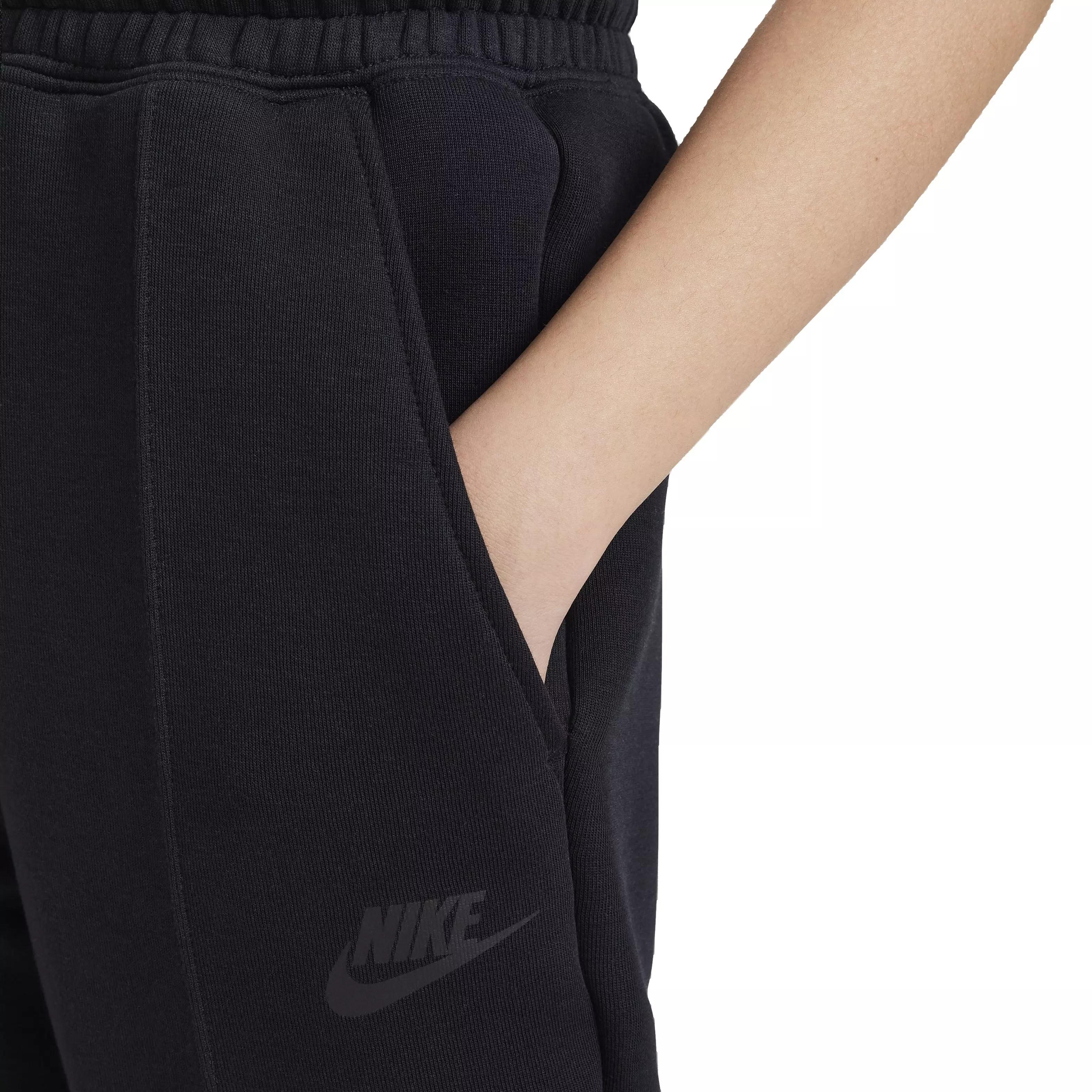 Nike Big Girls' Sportswear Tech Fleece Joggers - BLACK