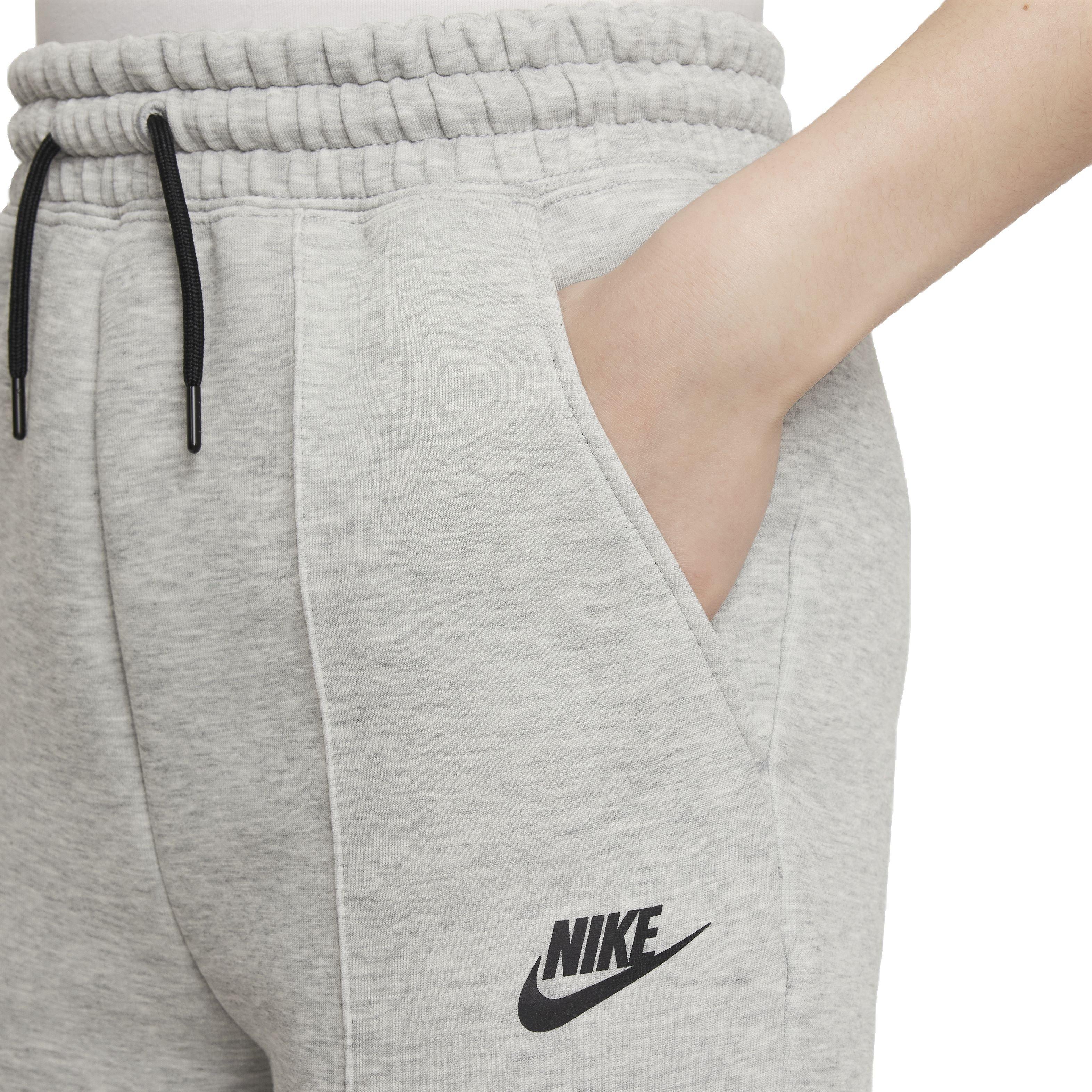 Nike Big Girls' Sportswear Tech Fleece Joggers - GREY Thumbnail View 3