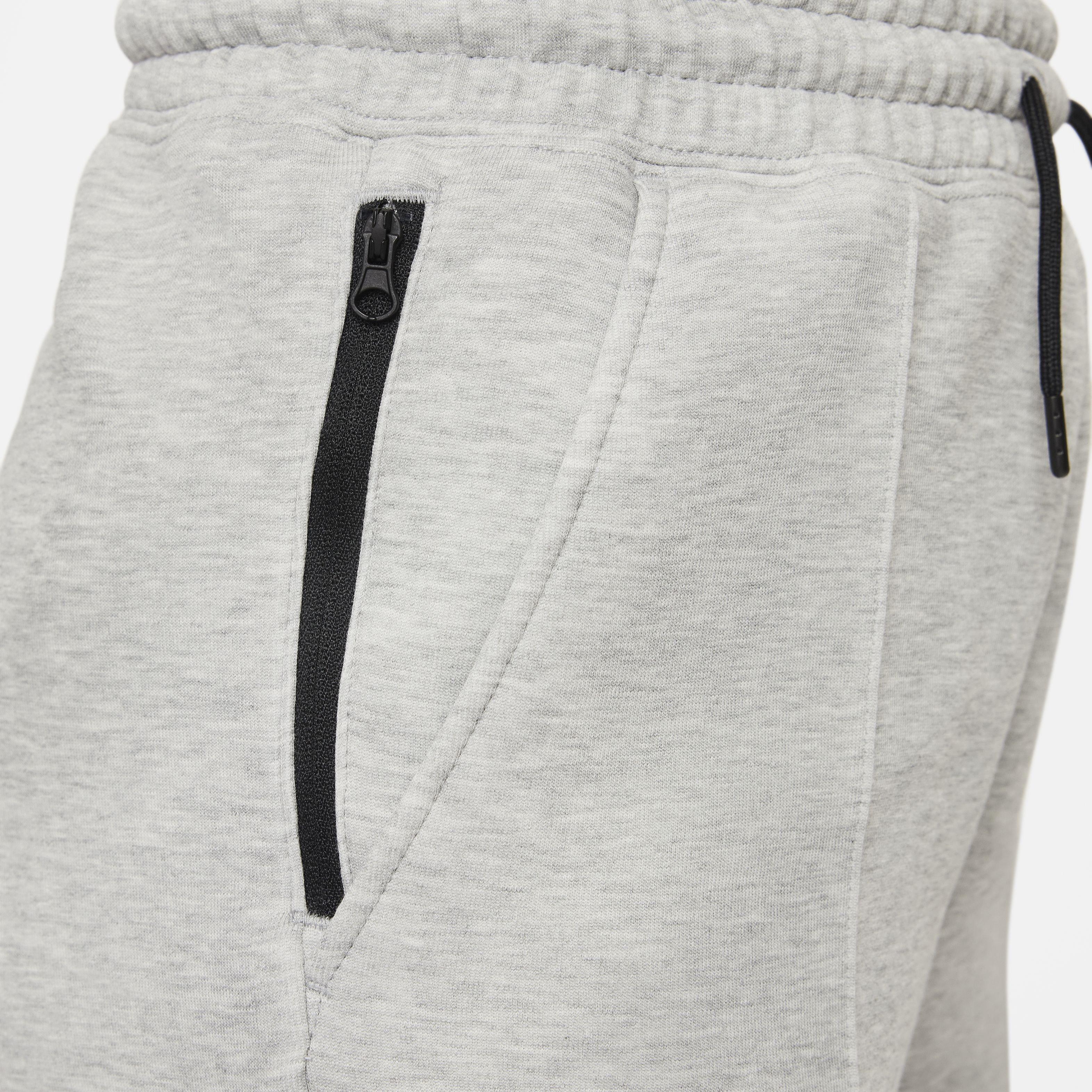 Nike Big Girls' Sportswear Tech Fleece Joggers - GREY Thumbnail View 5