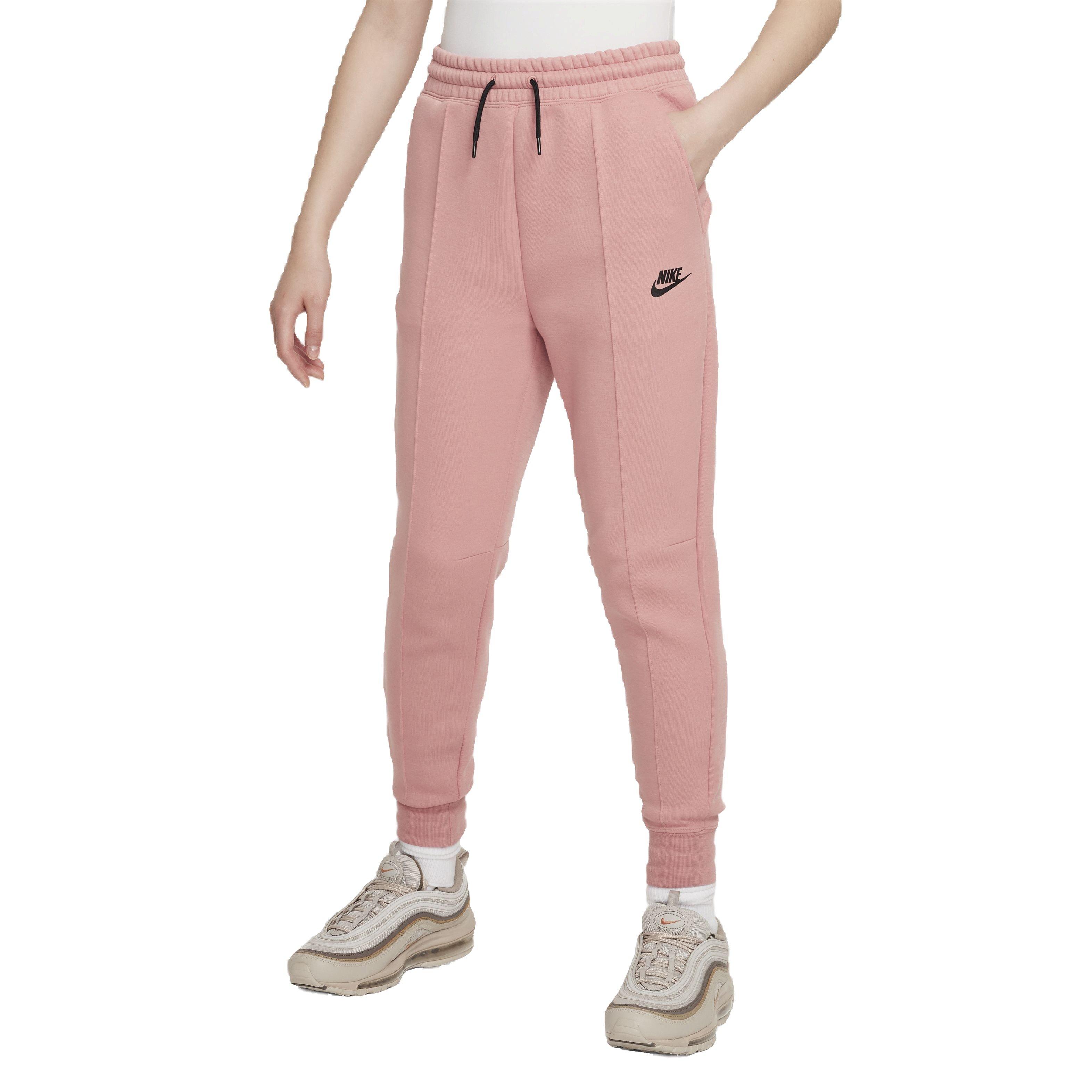 Nike Big Girls' Sportswear Tech Fleece Joggers - PINK Thumbnail View 1