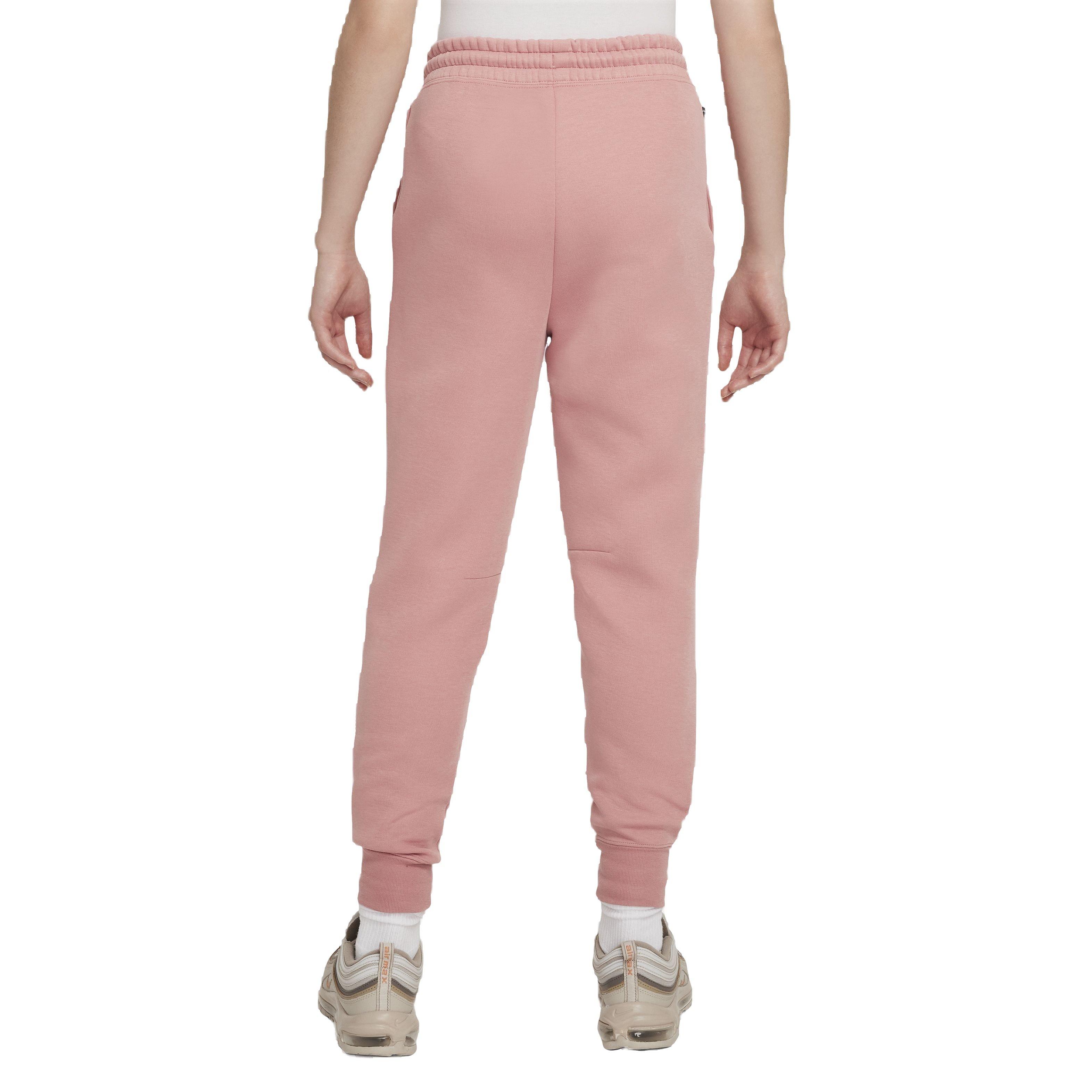 Nike Big Girls' Sportswear Tech Fleece Joggers - PINK Thumbnail View 2