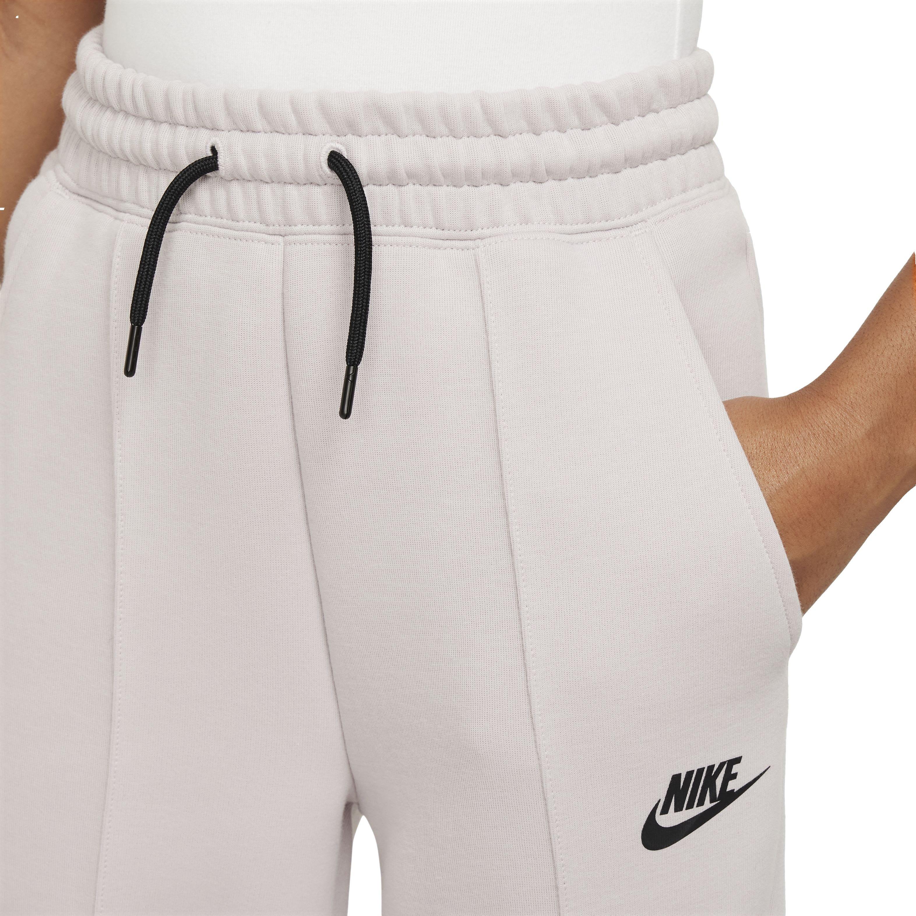Nike Big Girls' Sportswear Tech Fleece Joggers - BEIGE Thumbnail View 3