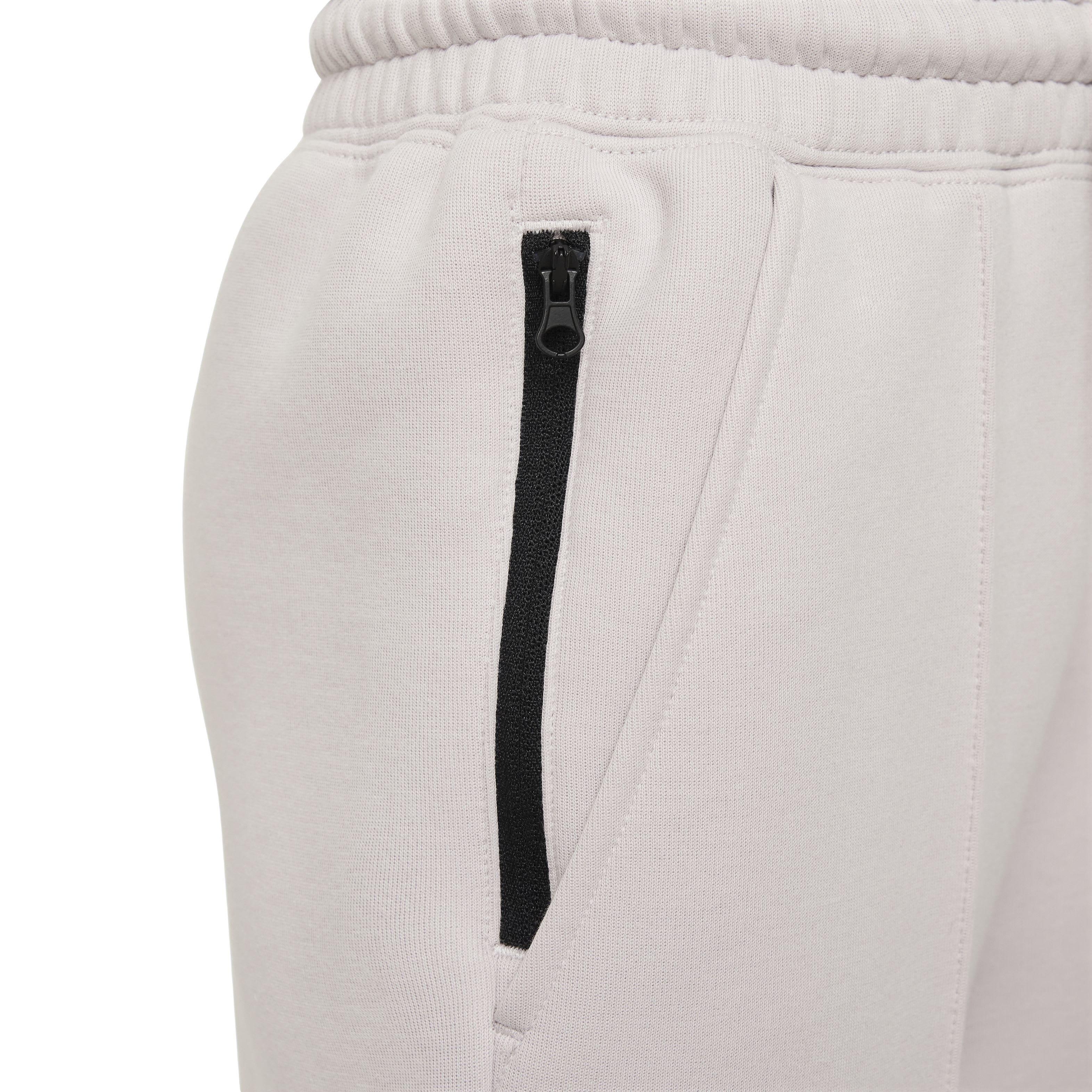 Nike Big Girls' Sportswear Tech Fleece Joggers - BEIGE Thumbnail View 4