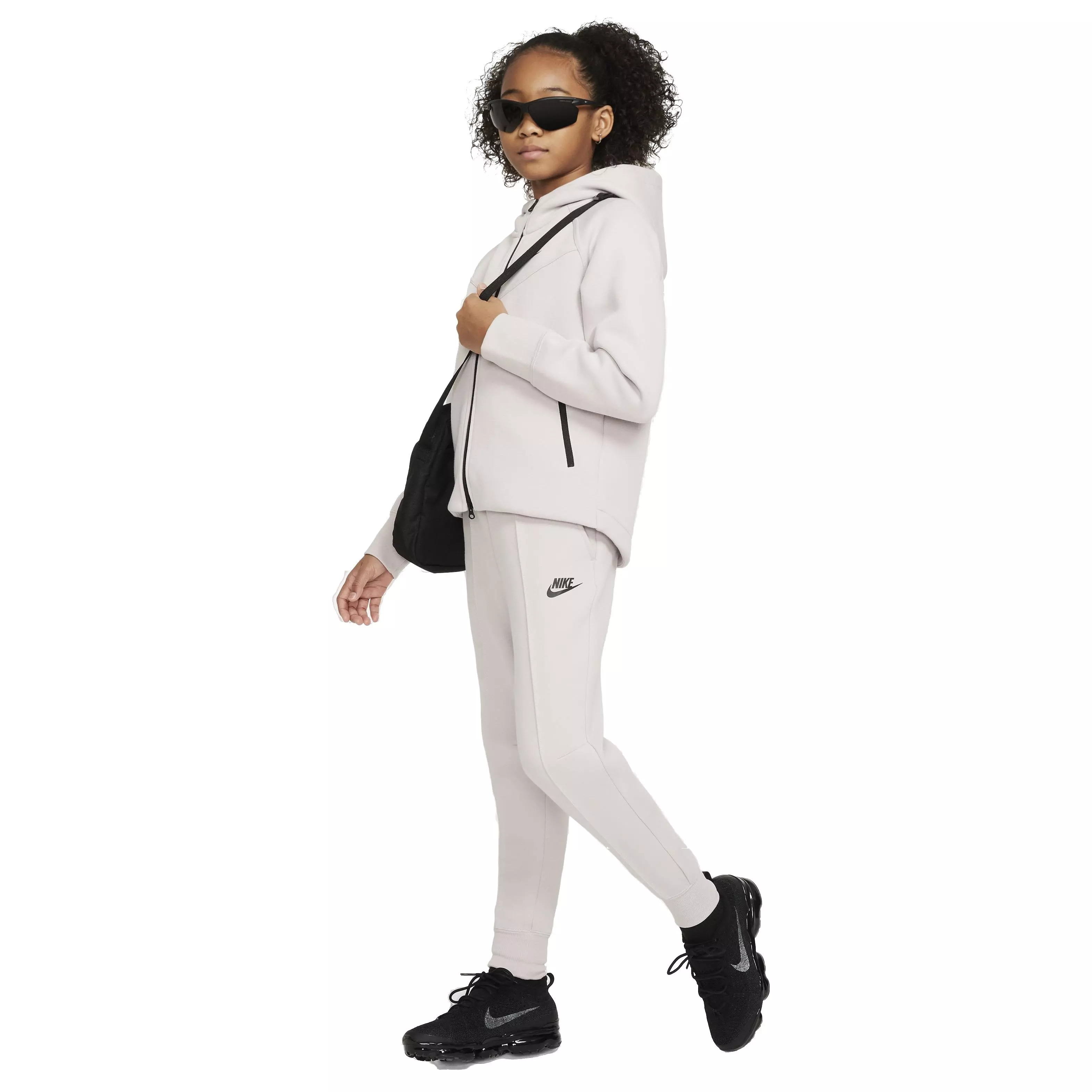 Nike Big Girls' Sportswear Tech Fleece Joggers - BEIGE