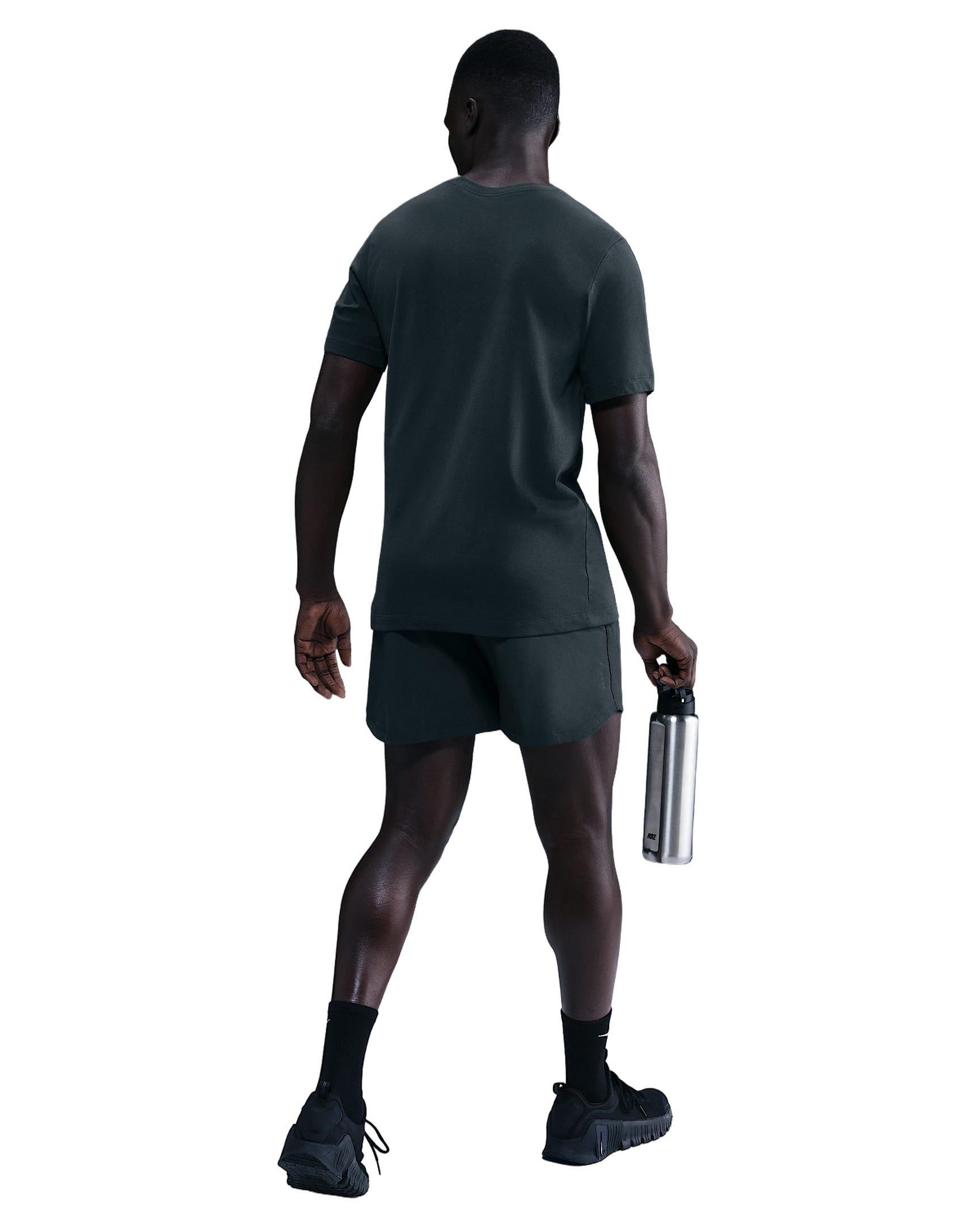 Nike Men's Pro Training Dri-FIT 6" Shorts -Seaweed Green - SEAWEED GREEN Thumbnail View 5