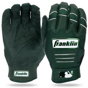 Franklin Sports CFX Pro Hi-Lite Batting Gloves - Forest Green