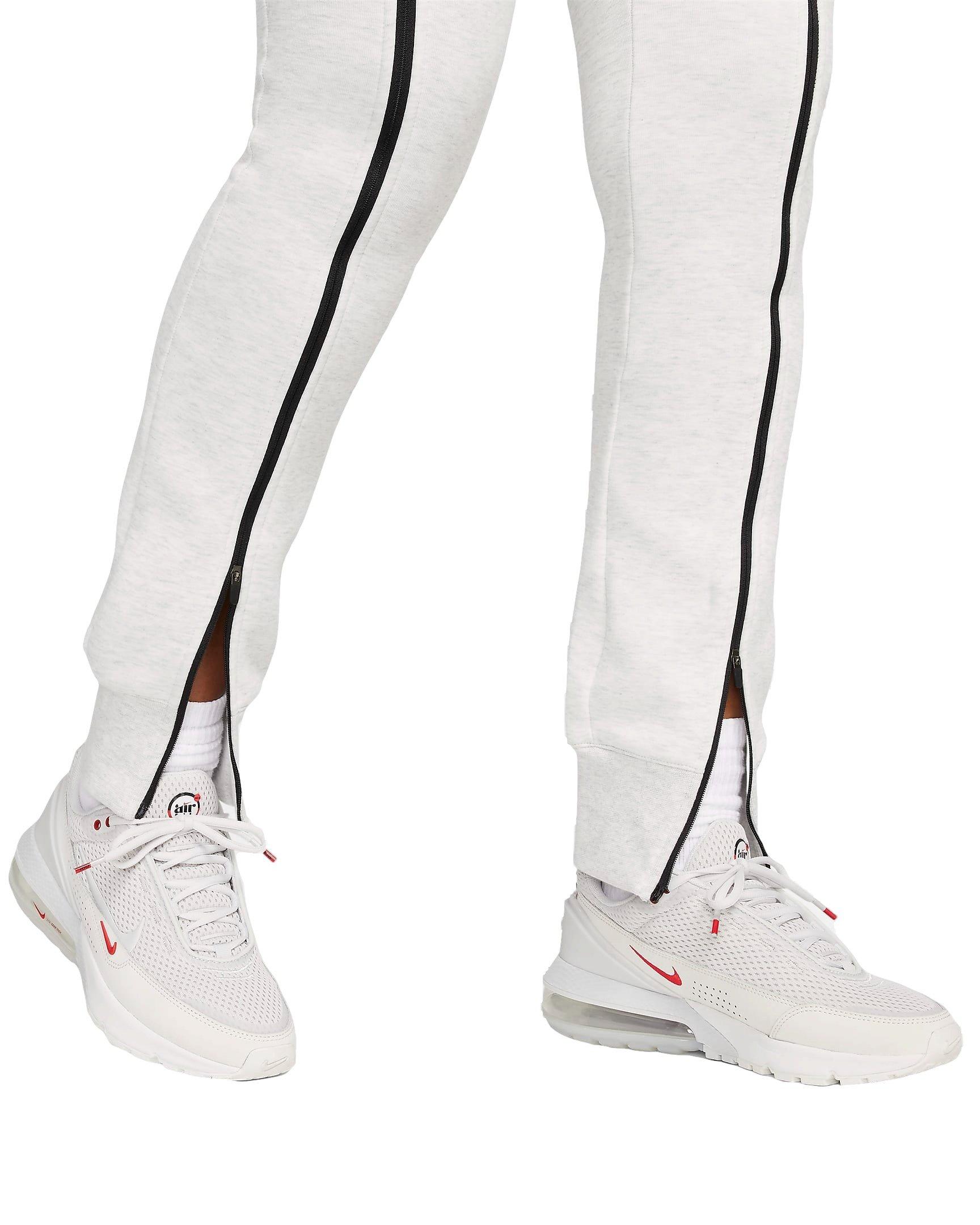 Nike Women's Sportswear Tech Fleece High-Rise Slim Zip Pants - GREY Thumbnail View 5