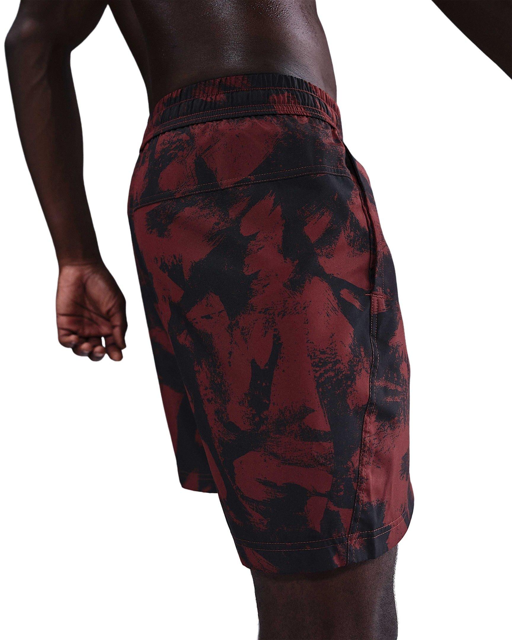 Nike Men's Form Dri-FIT 7" Versatile Shorts - DK RED Thumbnail View 2