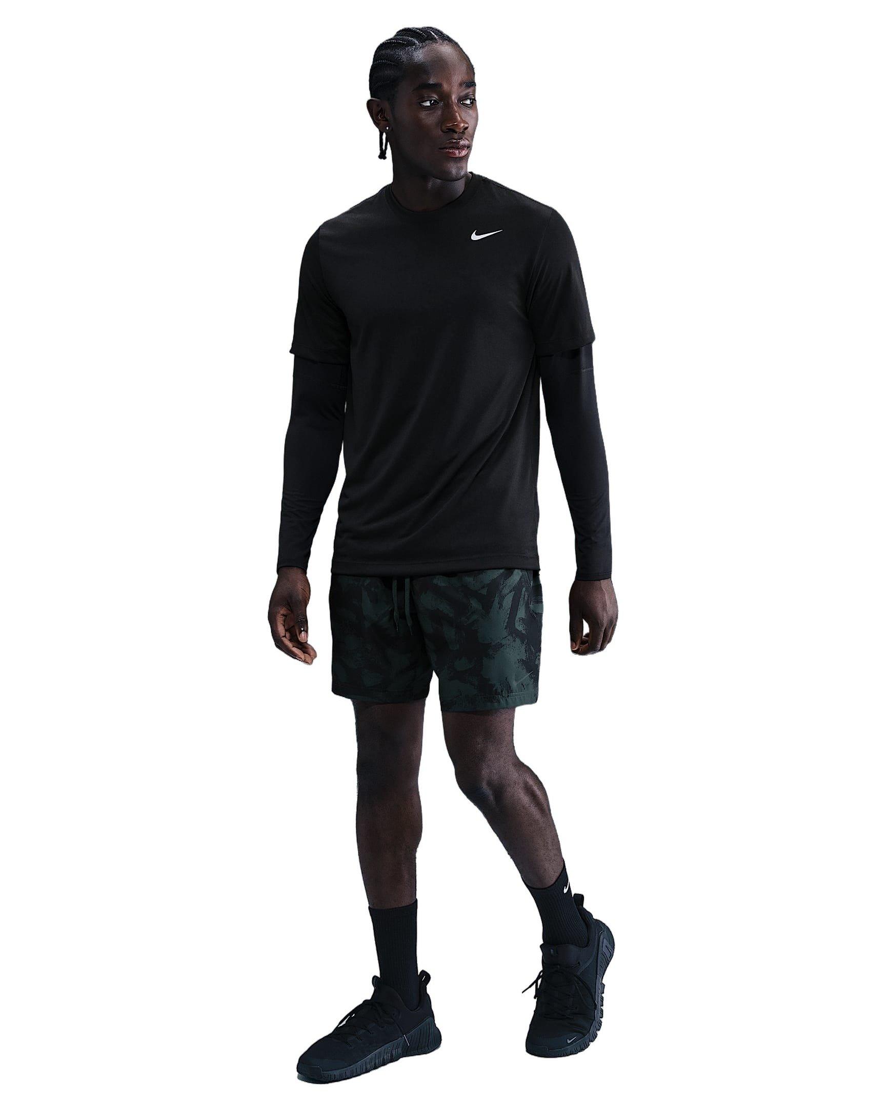Nike Men's Form Dri-FIT 7" Unlined Versatile Shorts - SEAWEED GREEN Thumbnail View 4