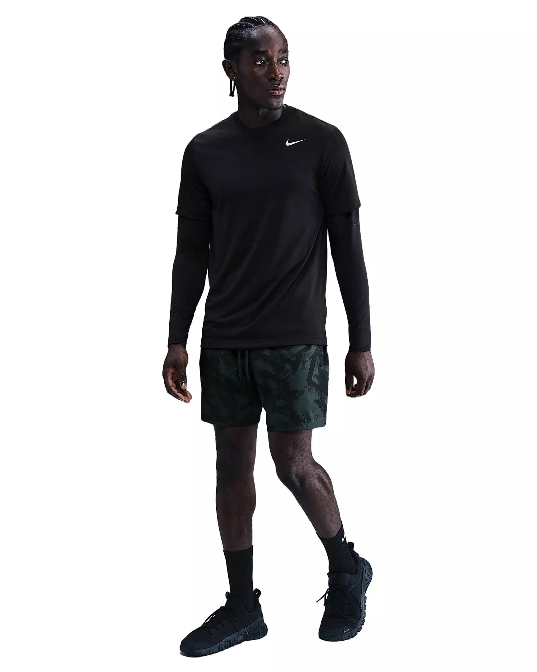 Nike Men's Form Dri-FIT 7" Unlined Versatile Shorts - SEAWEED GREEN