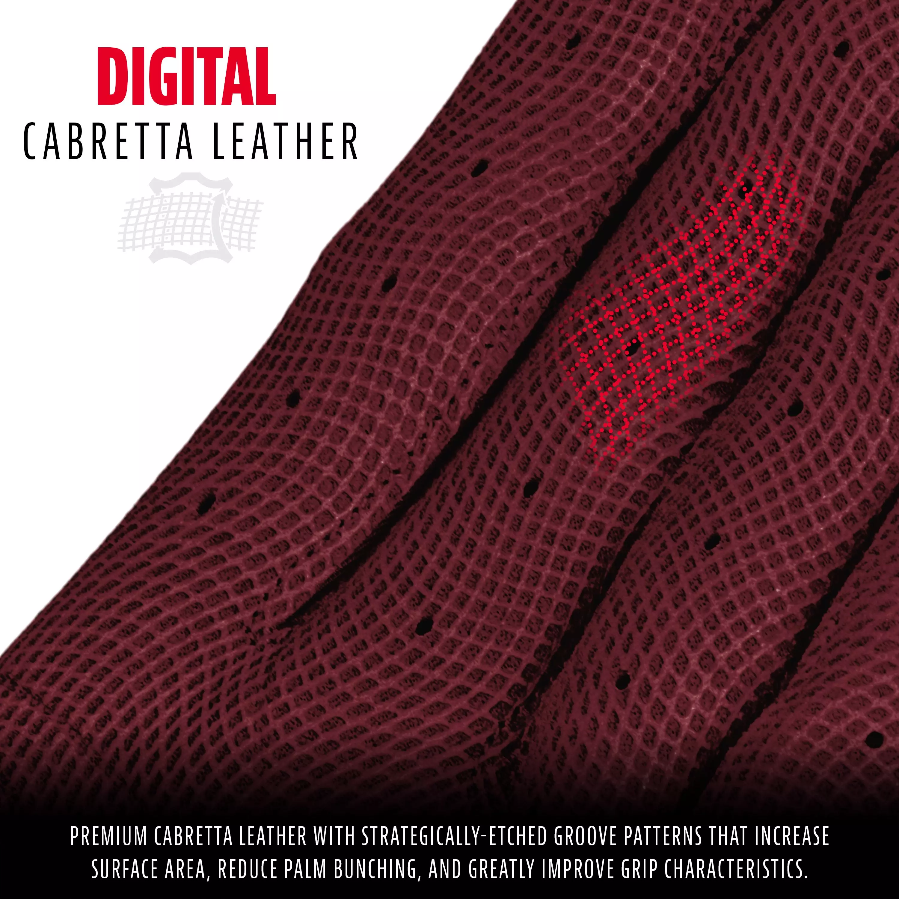 Franklin Sports CFX Pro Hi-Lite Batting Gloves - Burgundy - BURGUNDY