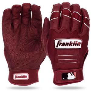 Franklin Sports CFX Pro Hi-Lite Batting Gloves - Burgundy