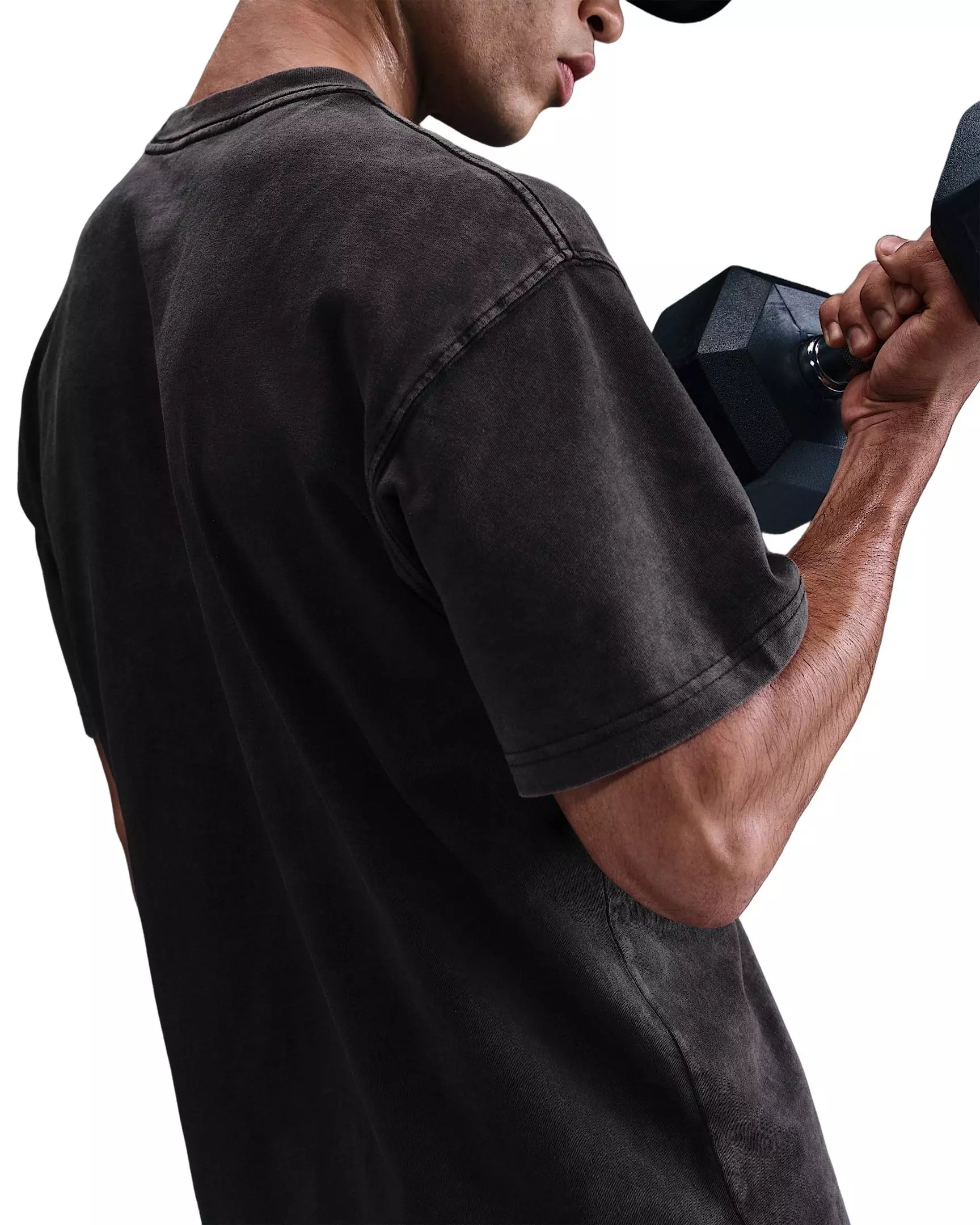 Nike Men's Max90 Gym Heritage HO2 T-Shirt - Black - BLACK