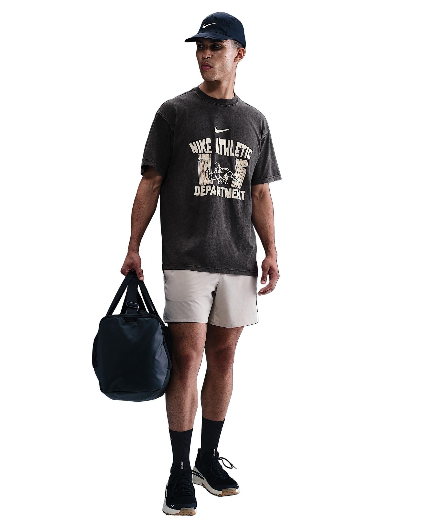 Nike Men's Max90 Gym Heritage HO2 T-Shirt - Black - BLACK Thumbnail View 4