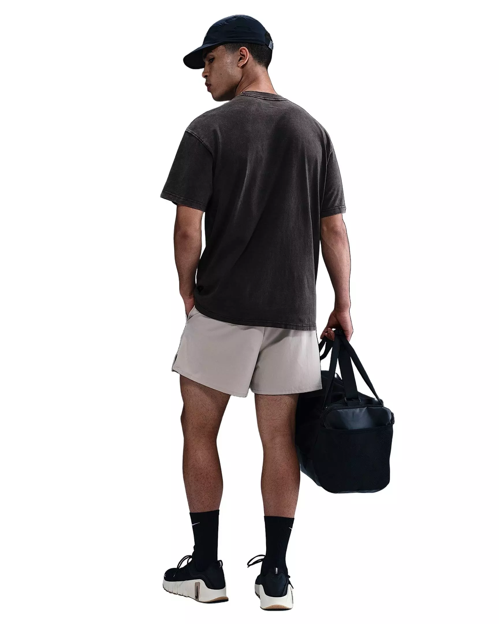 Nike Men's Max90 Gym Heritage HO2 T-Shirt -Black - BLACK