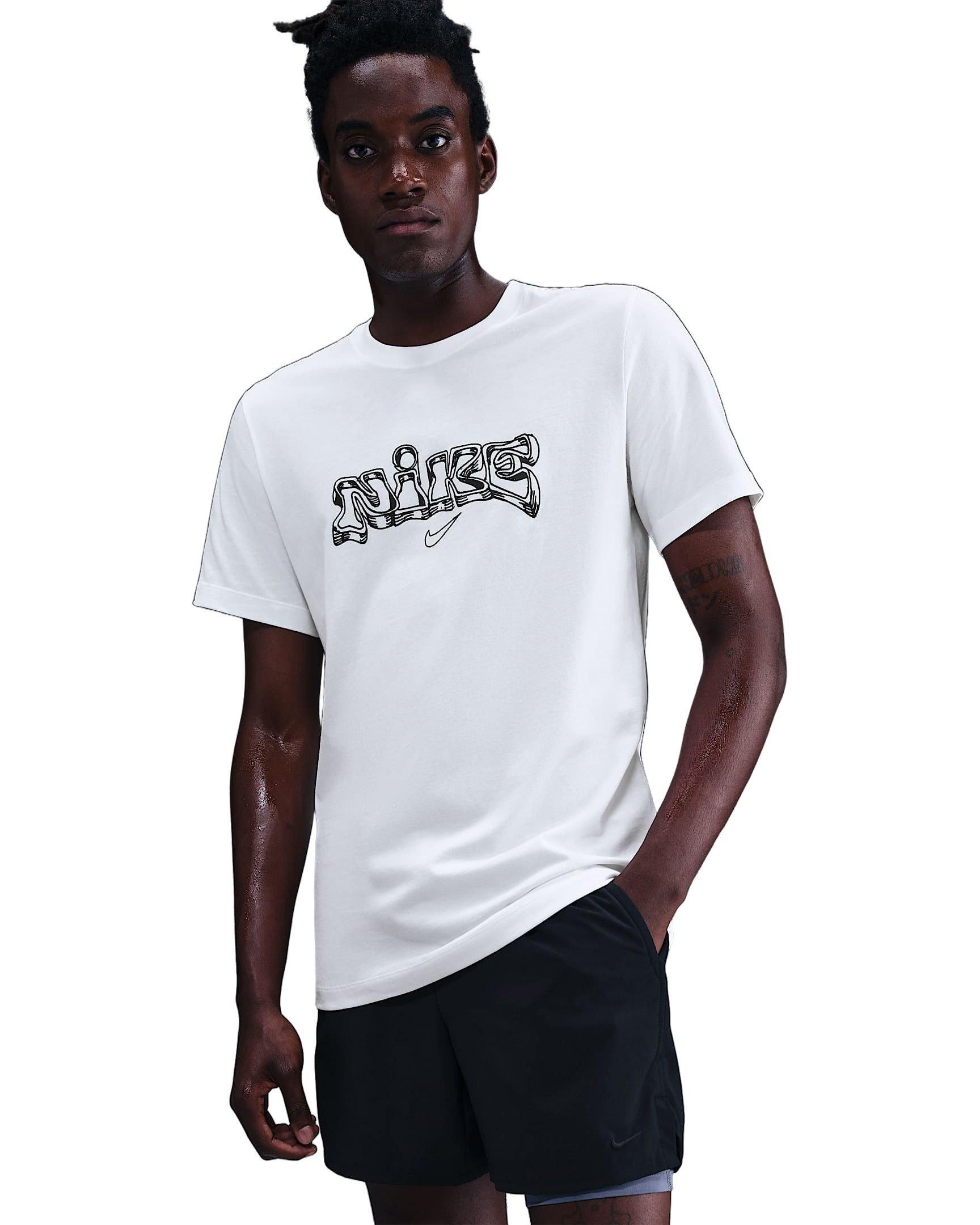 Nike Men's IYKYK Fitness HO25 T-Shirt -White - WHITE Thumbnail View 1