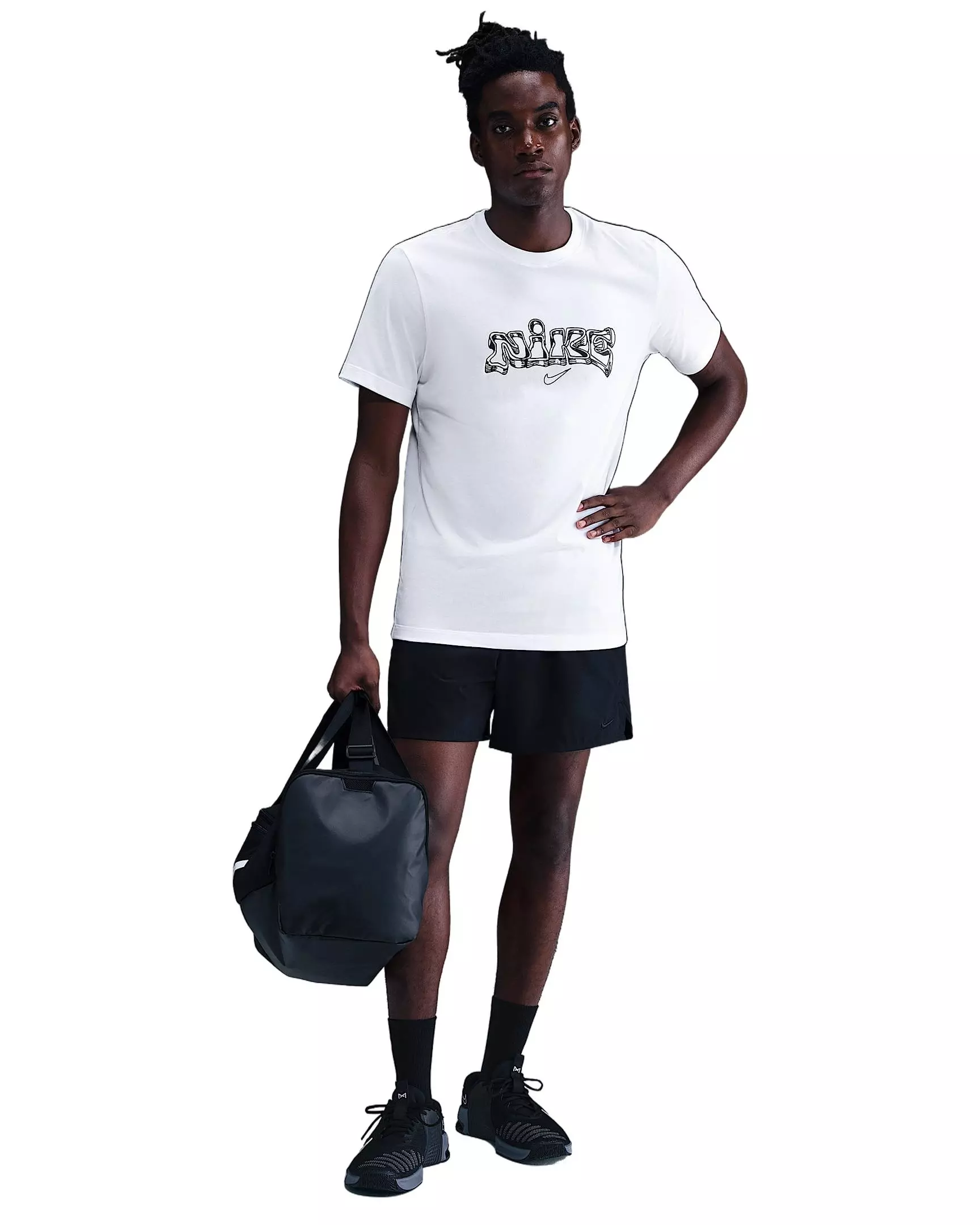 Nike Men's IYKYK Fitness HO25 T-Shirt -White - WHITE