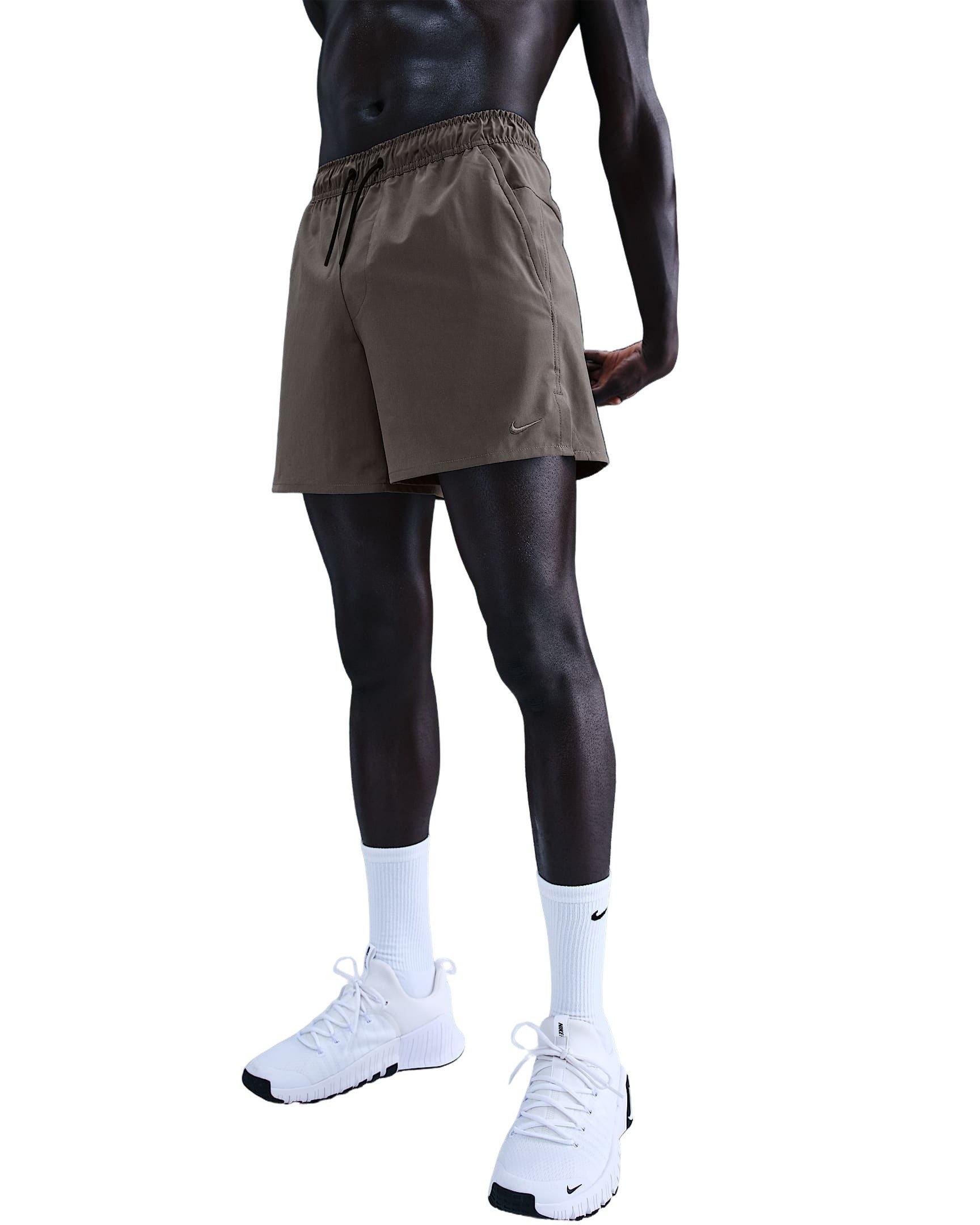 Nike Men's Unlimited Dri-FIT 5" Unlined Versatile Shorts - STONE GREY Thumbnail View 1