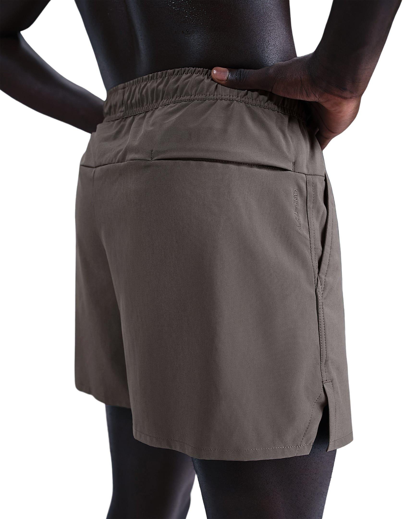 Nike Men's Unlimited Dri-FIT 5" Unlined Versatile Shorts - STONE GREY Thumbnail View 2