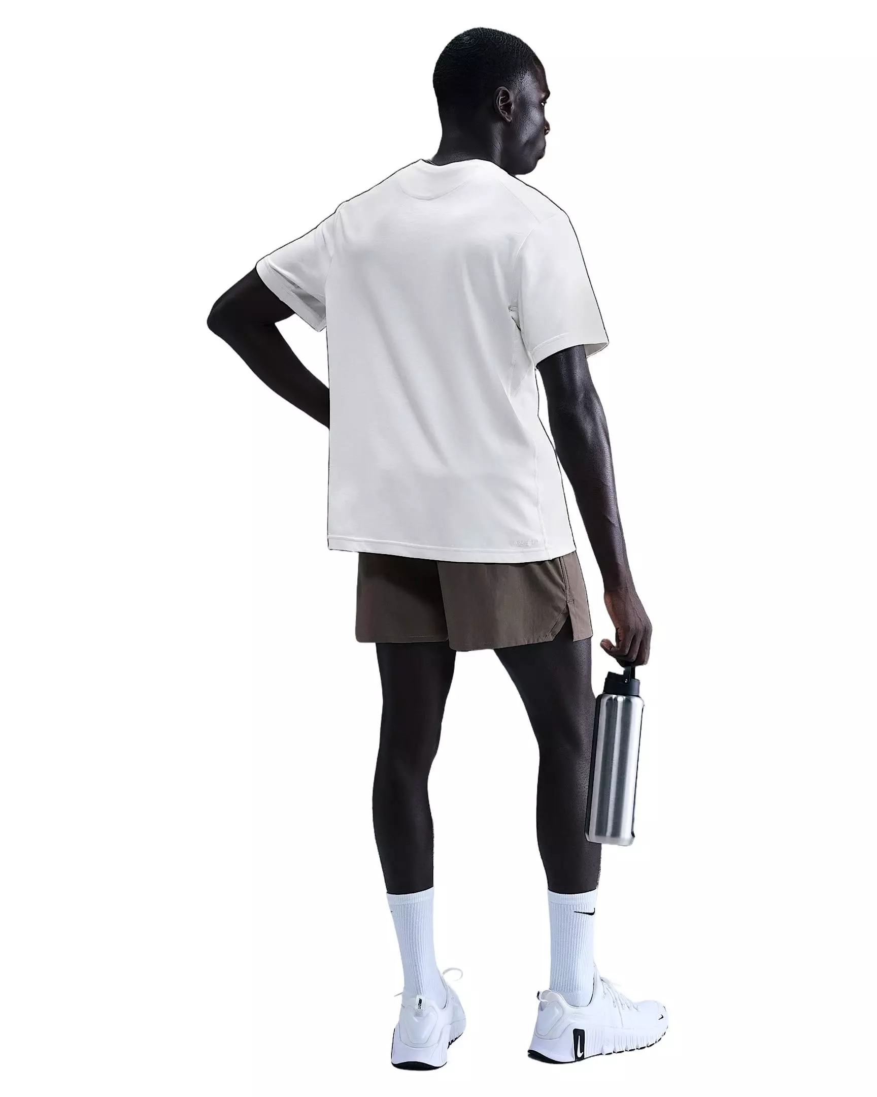 Nike Men's Unlimited Dri-FIT 5" Unlined Versatile Shorts - Dark Clay - STONE GREY