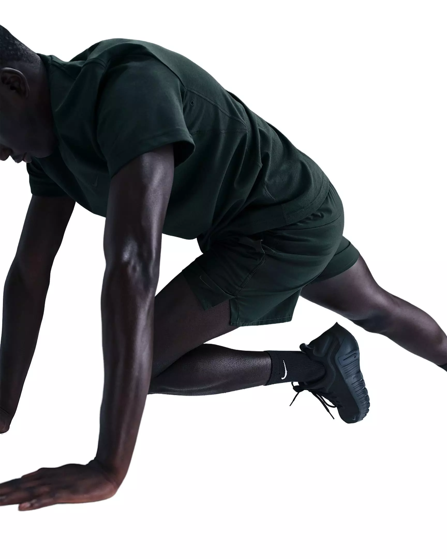 Nike Men's Unlimited Dri-FIT 5" Unlined Versatile Shorts - SEAWEED GREEN