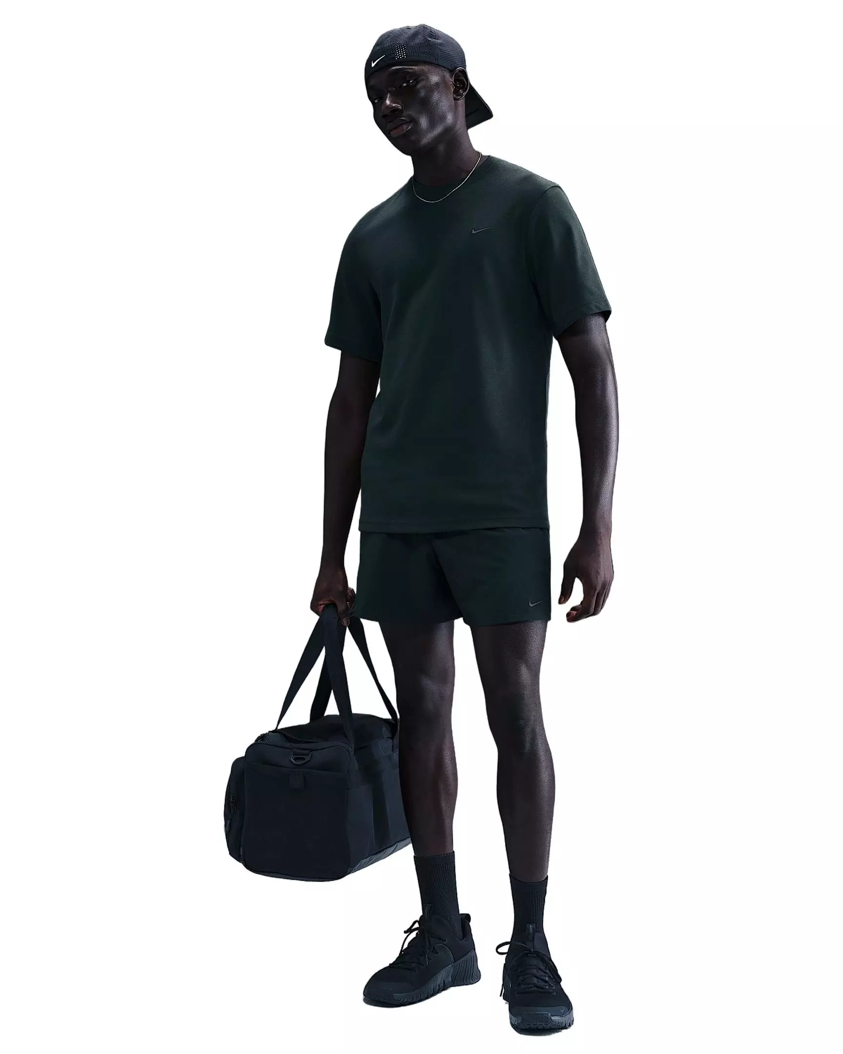 Nike Men's Unlimited Dri-FIT 5" Unlined Versatile Shorts - Dark Clay - SEAWEED GREEN