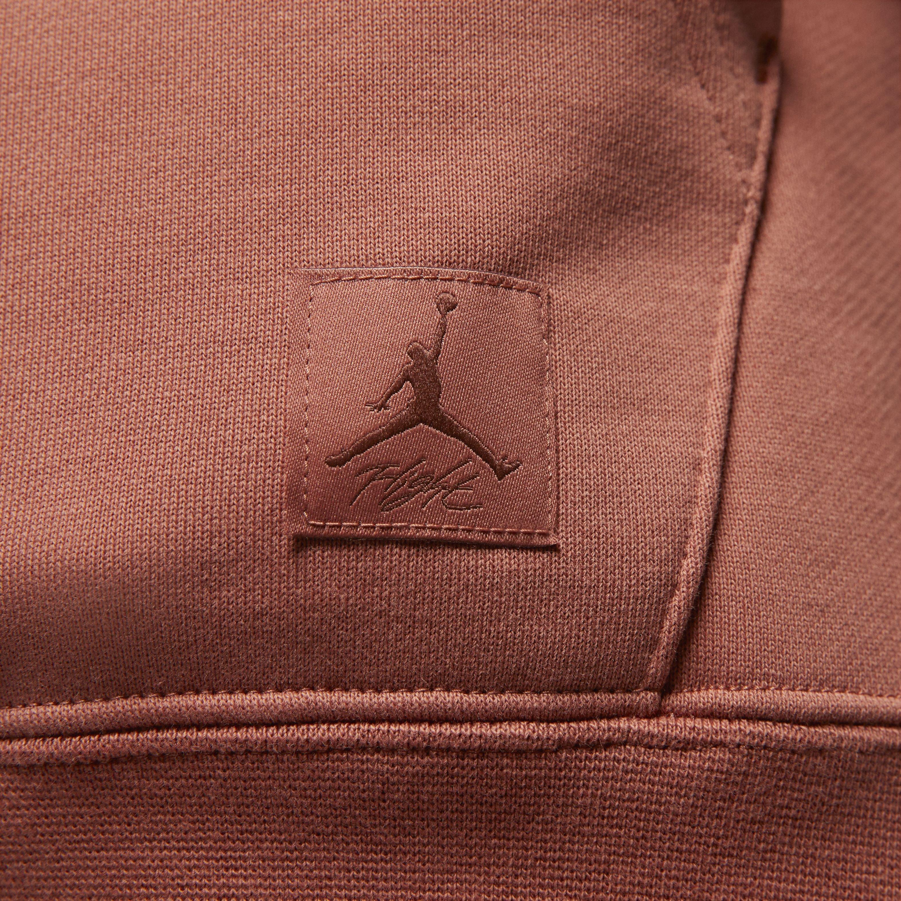Jordan Women's Flight Fleece Pullover Hoodie - ORANGE Thumbnail View 5