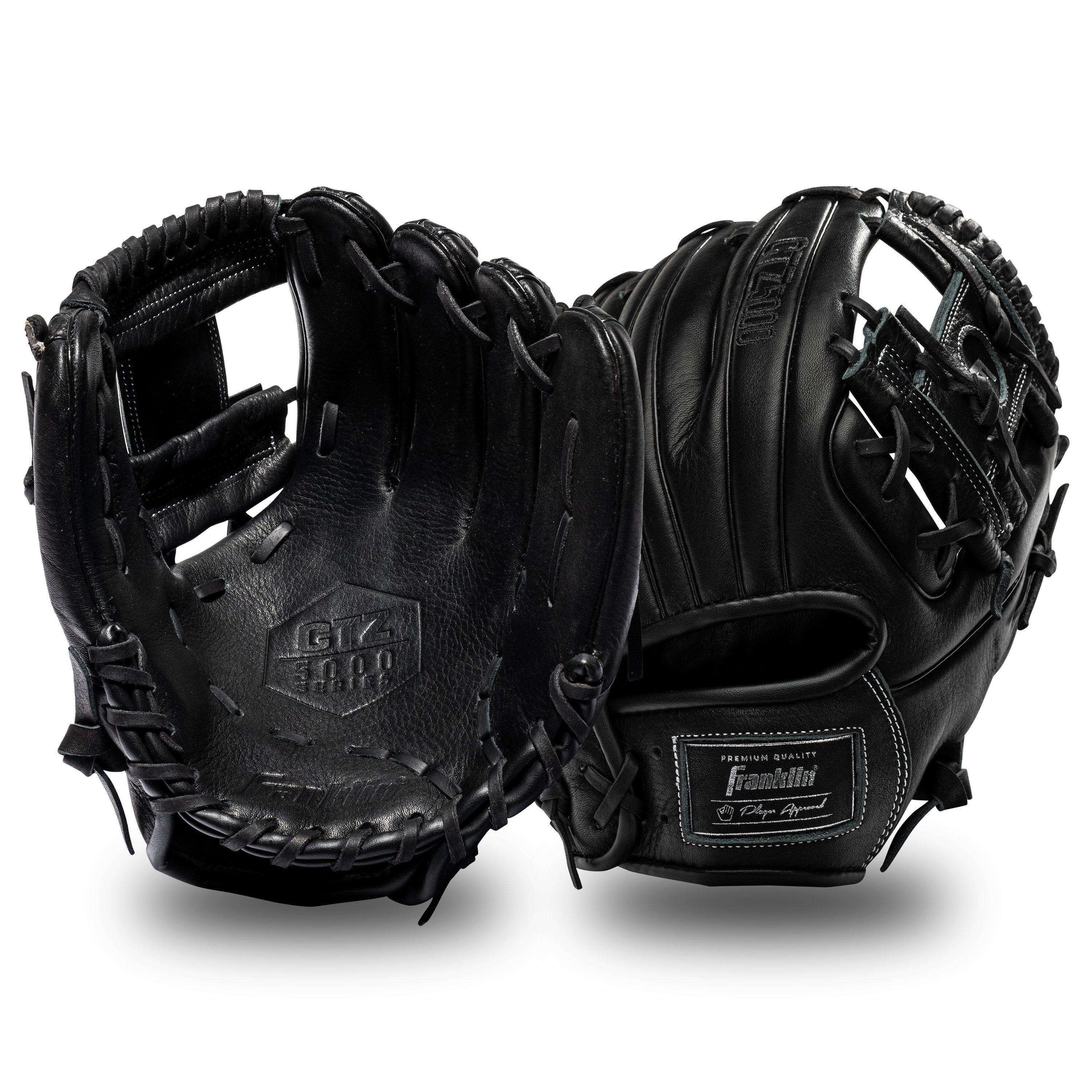 Franklin Sports CTZ5000 11.5" Baseball Fielding Glove RHT - Black - BLACK Thumbnail View 3