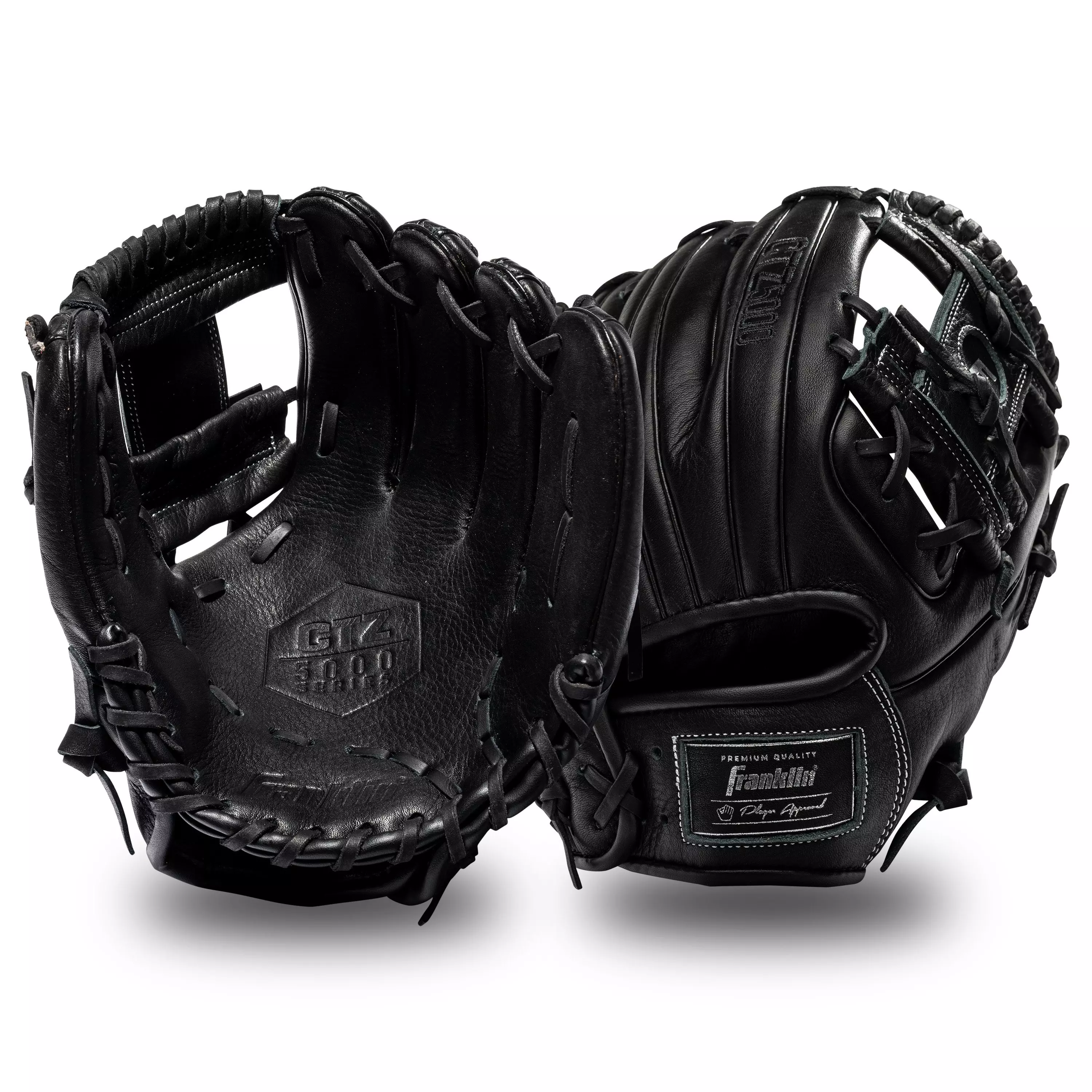 Franklin Sports CTZ5000 11.5" Baseball Fielding Glove RHT - Black - BLACK