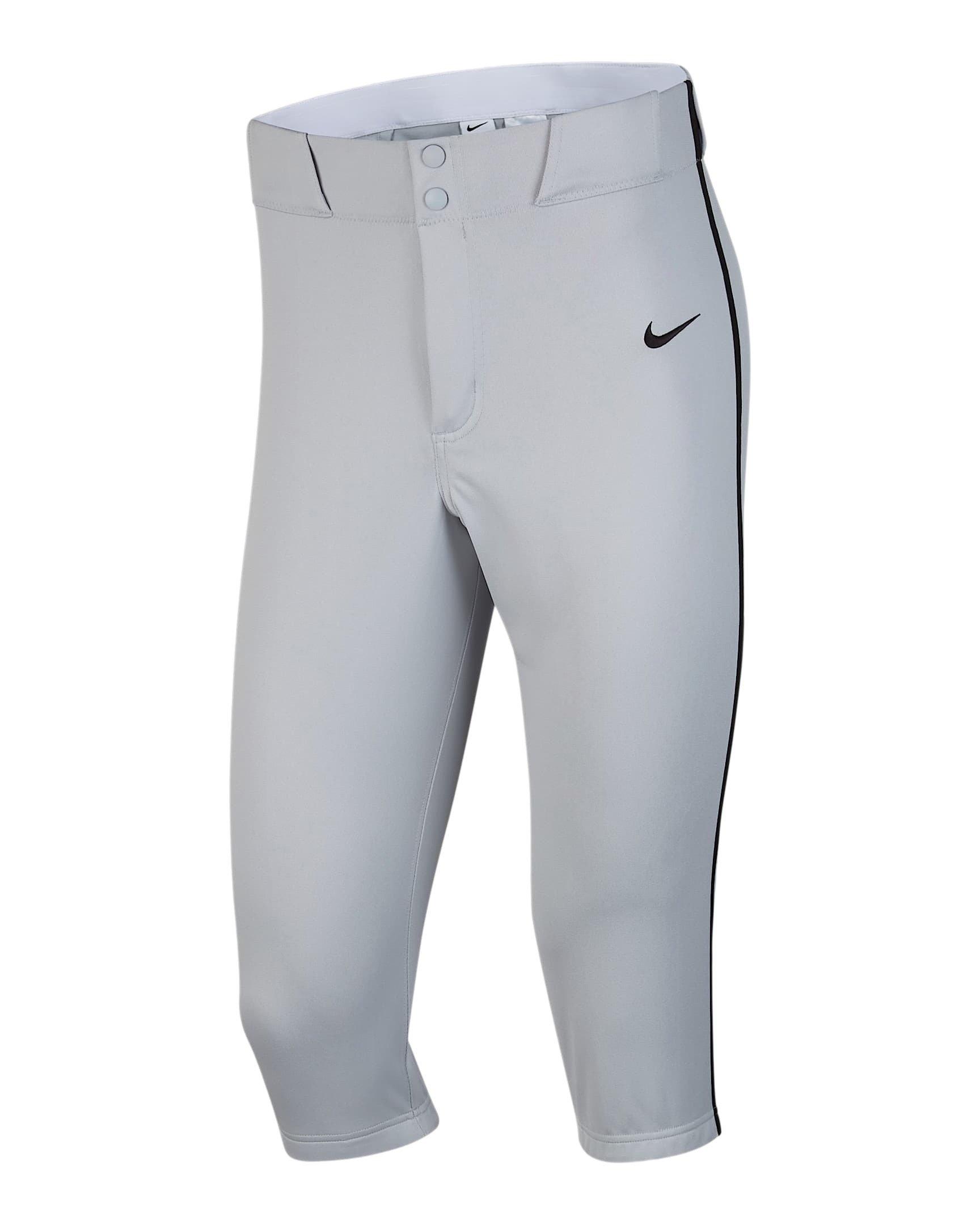 Nike Men's Vapor Select 2 High Pipped Baseball Pants -Grey - GREY Thumbnail View 1