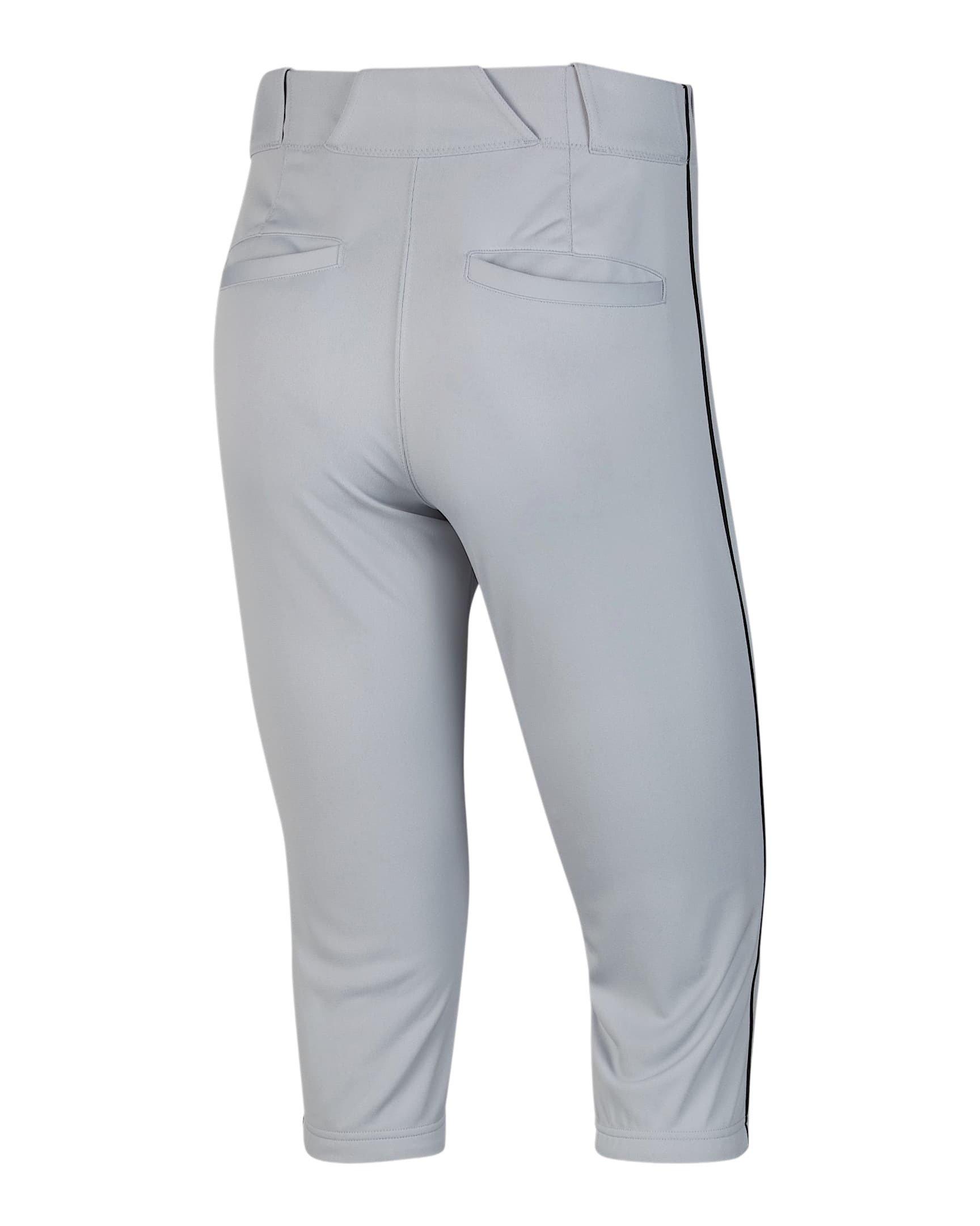 Nike Men's Vapor Select 2 High Pipped Baseball Pants -Grey - GREY Thumbnail View 2