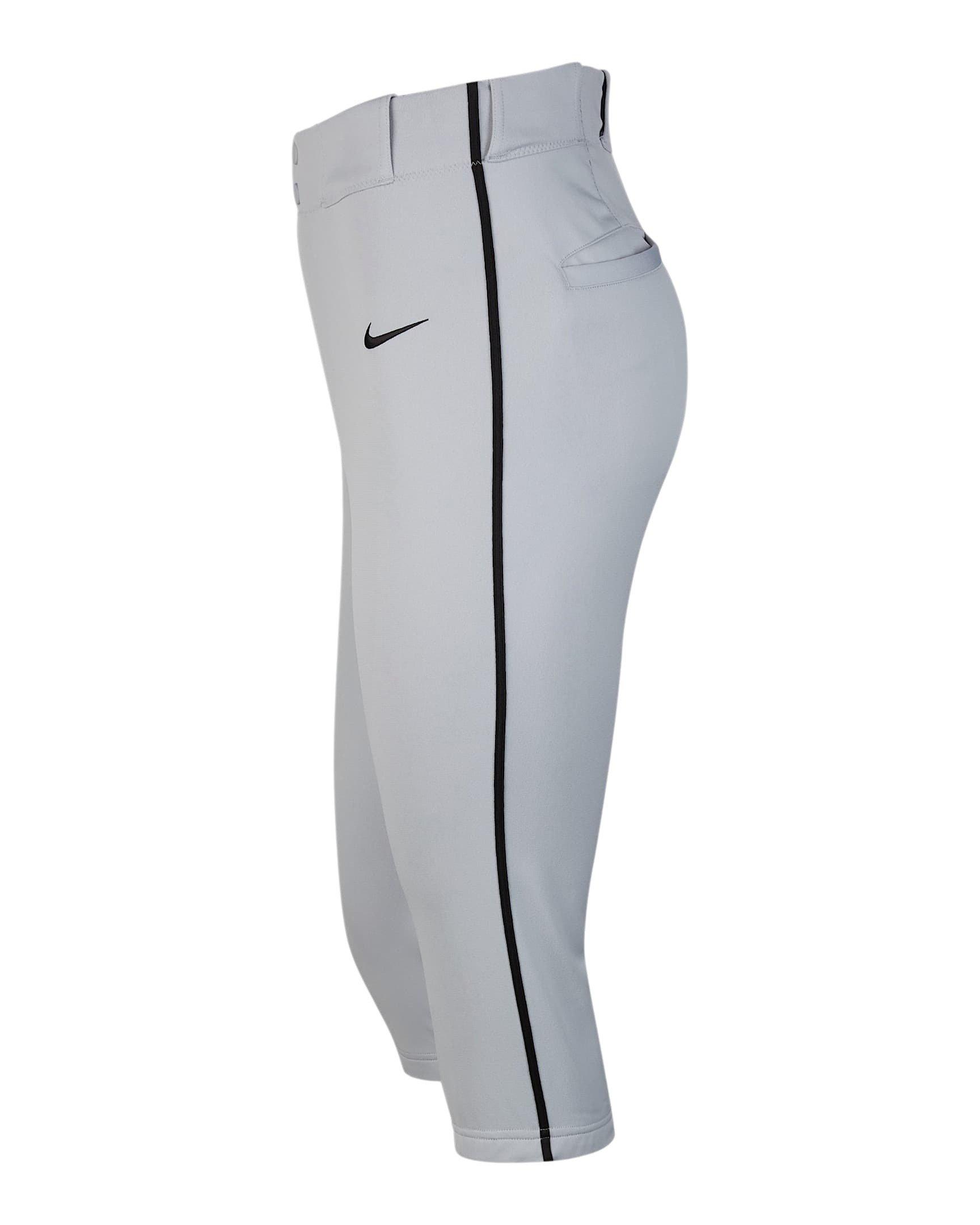 Nike Men's Vapor Select 2 High Pipped Baseball Pants -Grey - GREY Thumbnail View 3