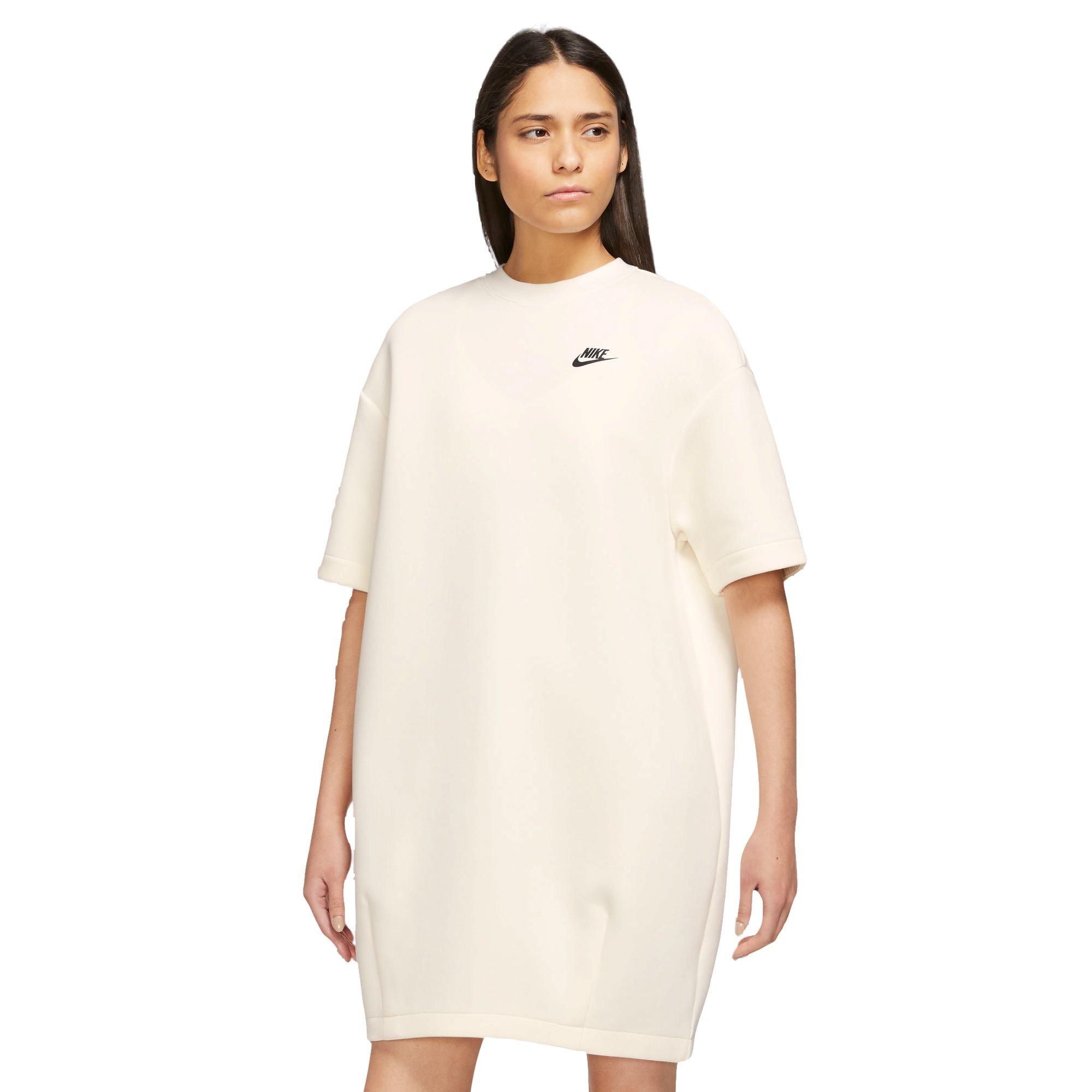 Nike Women's Sportswear Tech Fleece Oversized Dress - PALE IVORY Thumbnail View 1
